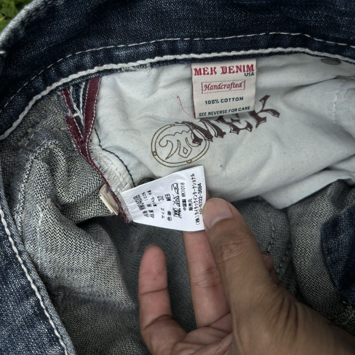 Japanese Brand × Mek Denim × Vintage VINTAGE MEK DENIM USA Size US 34 / EU 50 - 7 Thumbnail