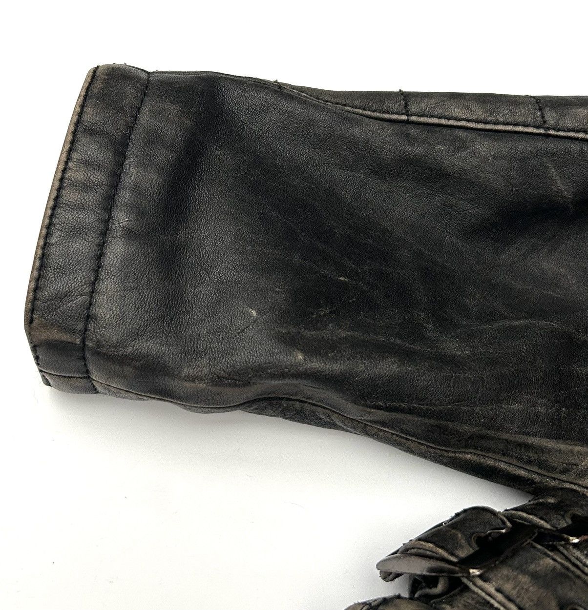Hein Gericke × Vintage Vintage Hein Gericke Faded Leather Cafe Racer Biker Jacket Size US M / EU 48-50 / 2 - 12 Thumbnail