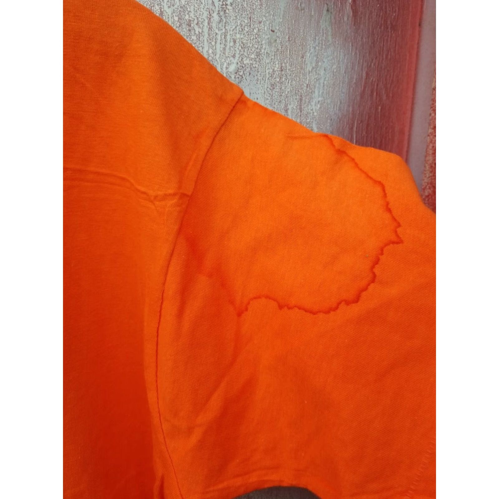 Vintage VINTAGE The Band ROCK CONCERT TOUR SHIRT DEADSTOCK LARGE Shirt Mens Band Merch Orange 70s 80s Size US L / EU 52-54 / 3 - 4 Thumbnail