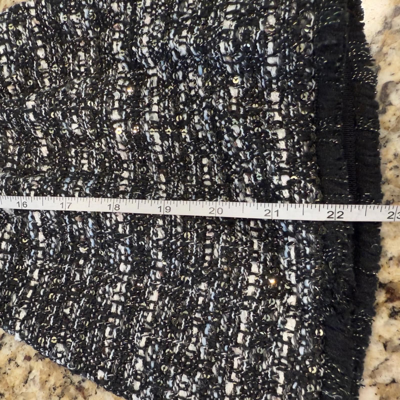 J.Crew J. Crew black & white knit sequined blazer SZ 0 Size XS / US 0-2 / IT 36-38 - 10 Thumbnail