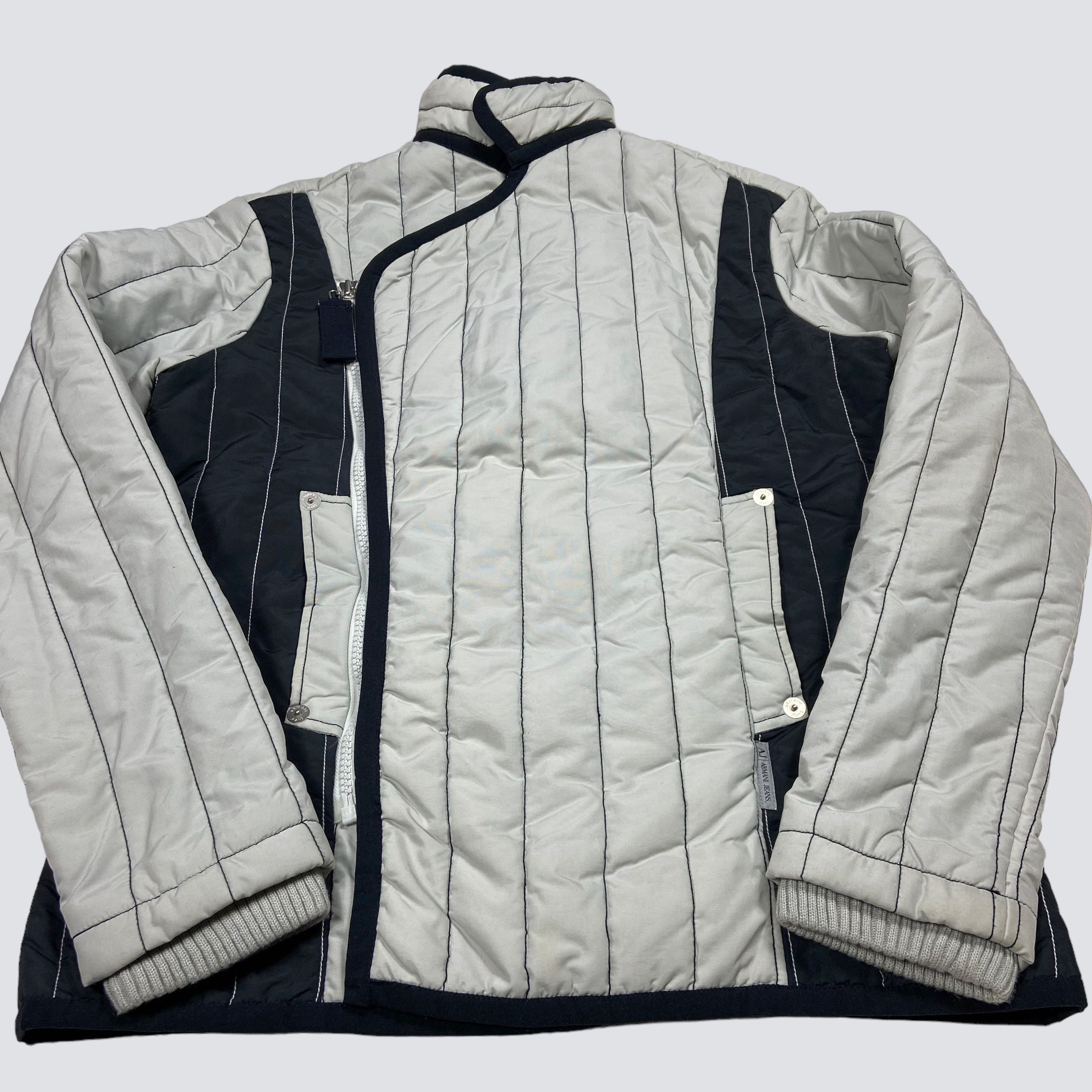 Armani 1990s ARCHIVE ARMANI LINER NYLON JACKET - № 2112 Size US L / EU 52-54 / 3 - 2 Thumbnail
