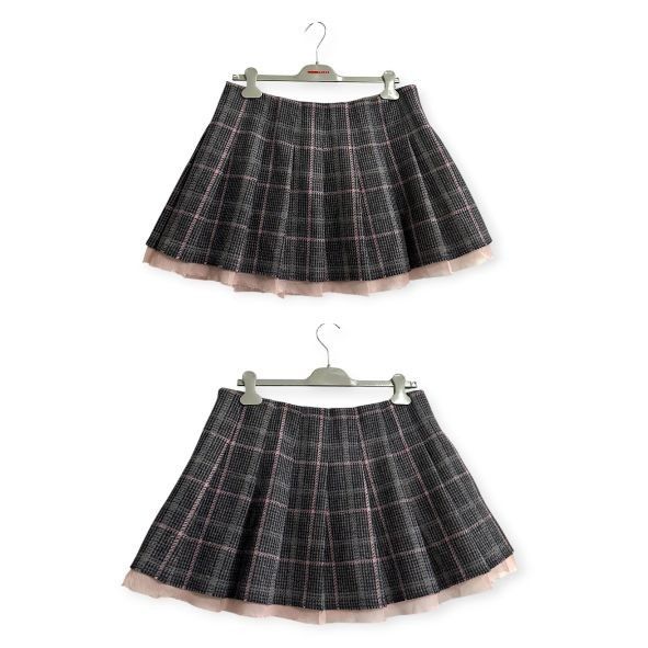 LoveShackFancy Loveshackfancy Rooney Pleated Wool Miniskirt, Plaid, Size 10 Size 32" / US 10 / IT 46 - 12 Thumbnail