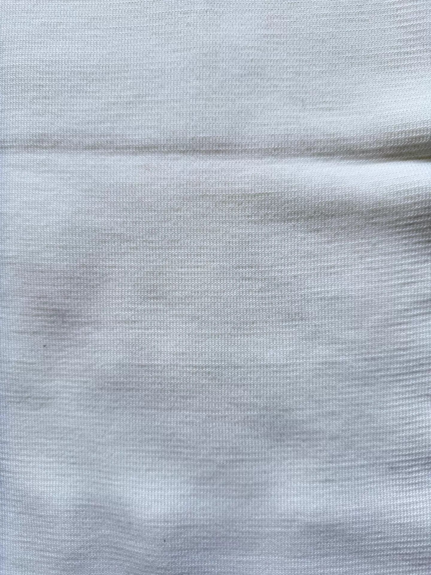 Thom Browne Thom Browne 4-Bar Ribbed Merino Wool Scarf White Size ONE SIZE - 4 Thumbnail