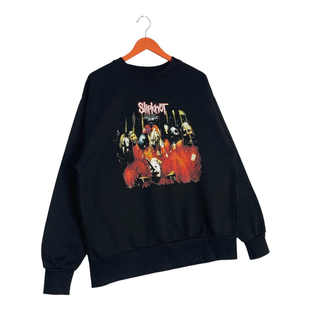 Band Tees Slipknot Band Graphic Crewneck Sweatshirt Black Option Size US M / EU 48-50 / 2 - 2 Thumbnail