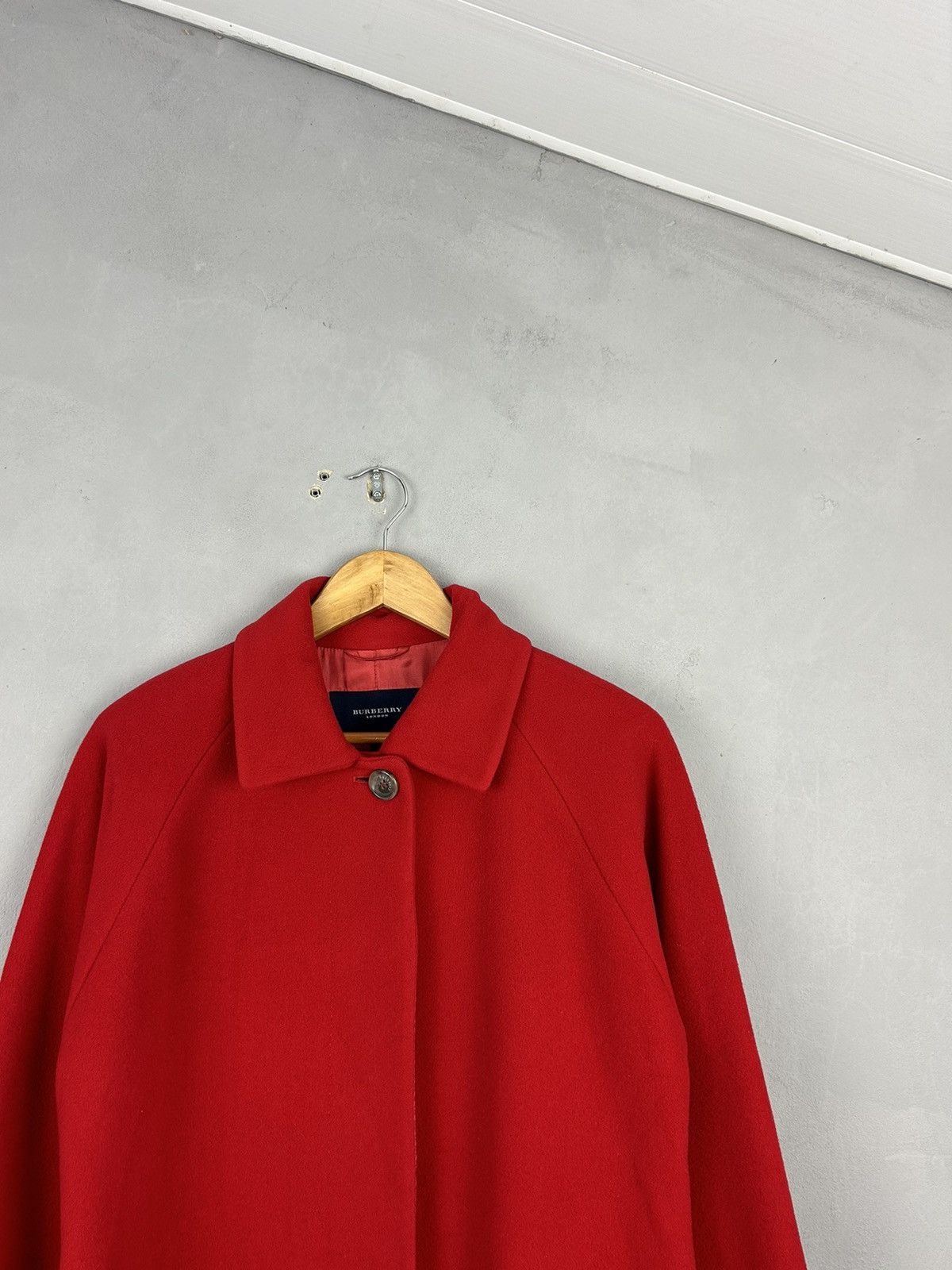 Burberry Burberry London Red Wool Cashmere Coat – Women’s 38 Size M / US 6-8 / IT 42-44 - 3 Thumbnail