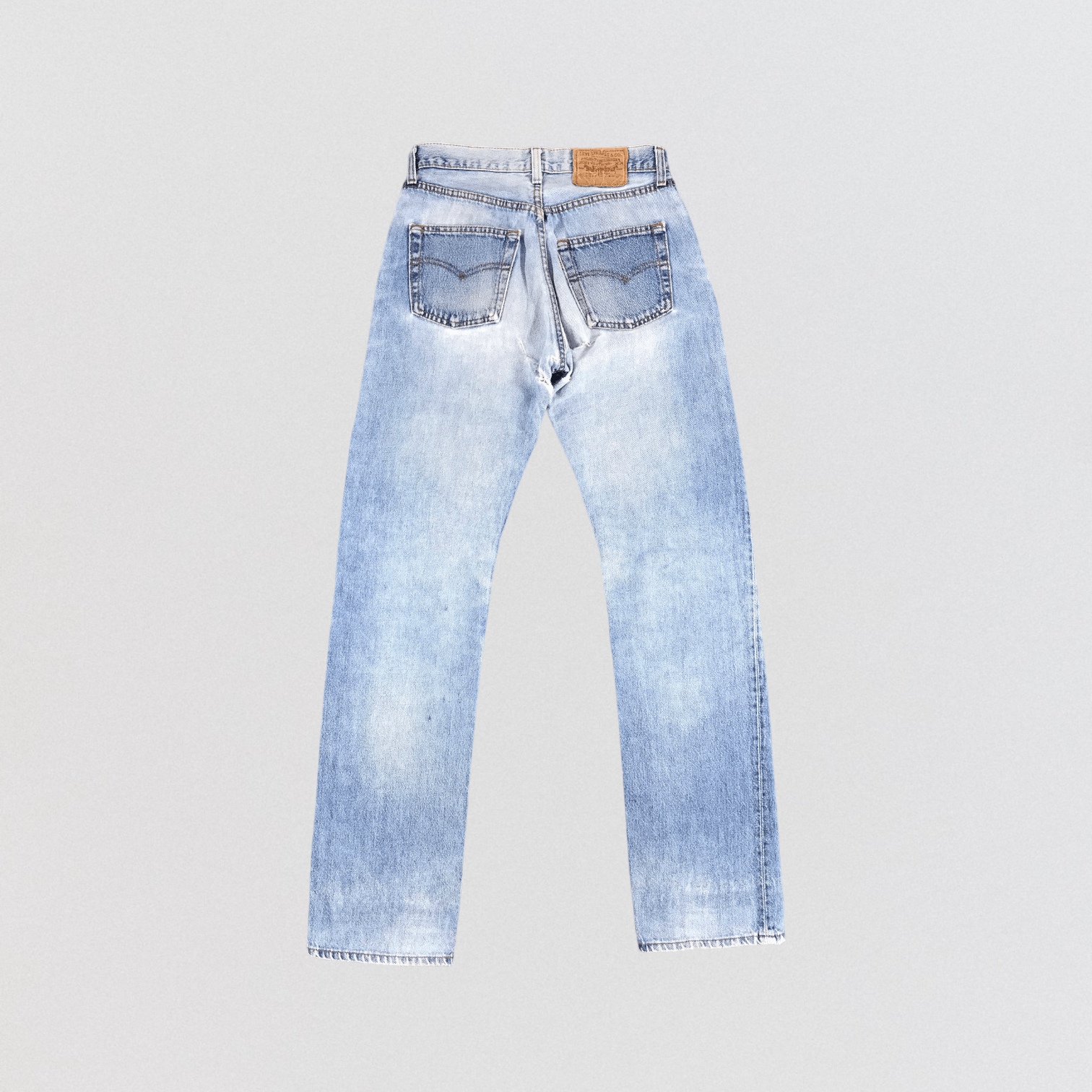 Levi's Vintage 80s Light Wash Levis 501 Jeans-JM1422 Size US 29 - 2 Thumbnail