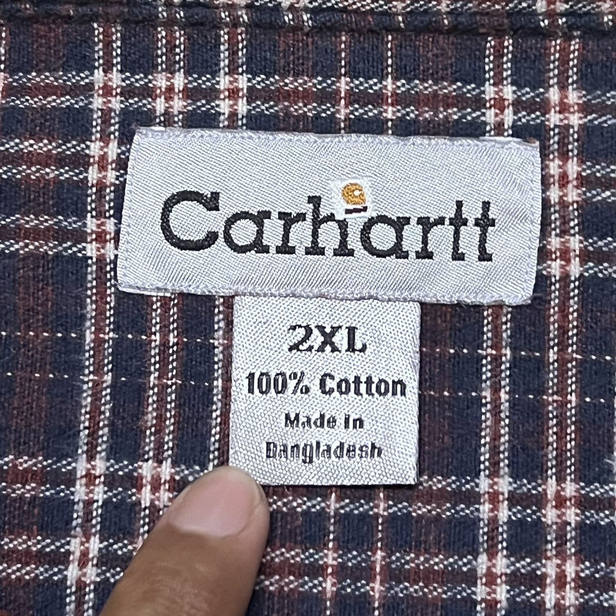 Carhartt Distressed Carhartt Button Up Jacket Sun Faded Size US XXL / EU 58 / 5 - 8 Thumbnail