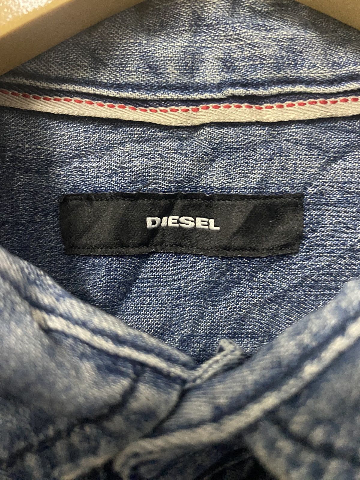 Diesel Vintage Diesel Short Sleeve Comfort Stretch Chambray Shirt Size US S / EU 44-46 / 1 - 6 Thumbnail