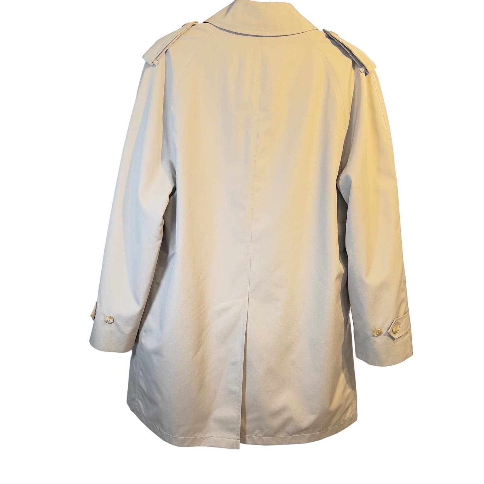 Misty Harbor Misty Harbor Trench Coat Men's 42L Zip Out Plush Lining Size US L / EU 52-54 / 3 - 2 Thumbnail