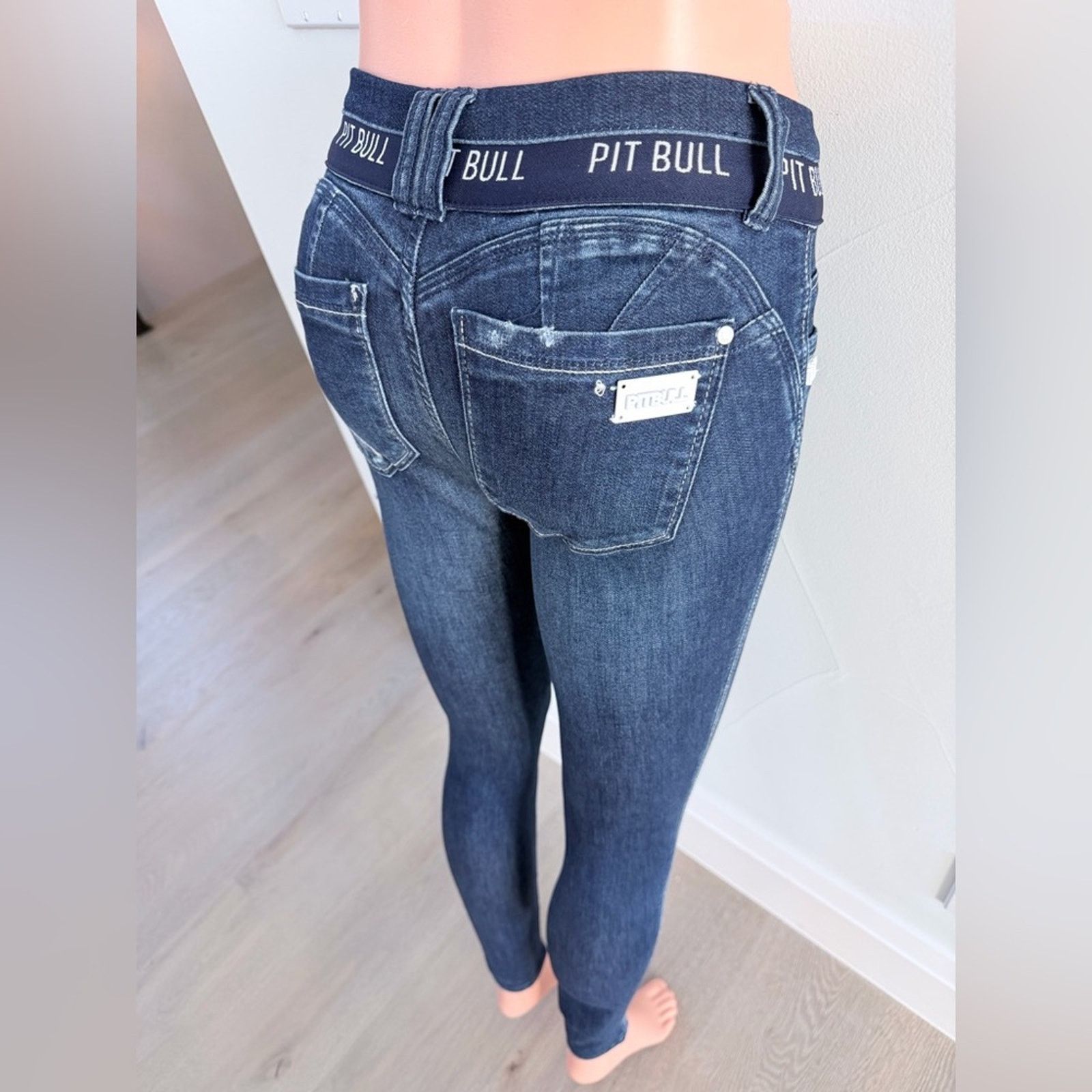Other NWT Pitbull Dark Blue Skinny Butt Lifting Jeans. Size 23. Size 23" - 7 Thumbnail