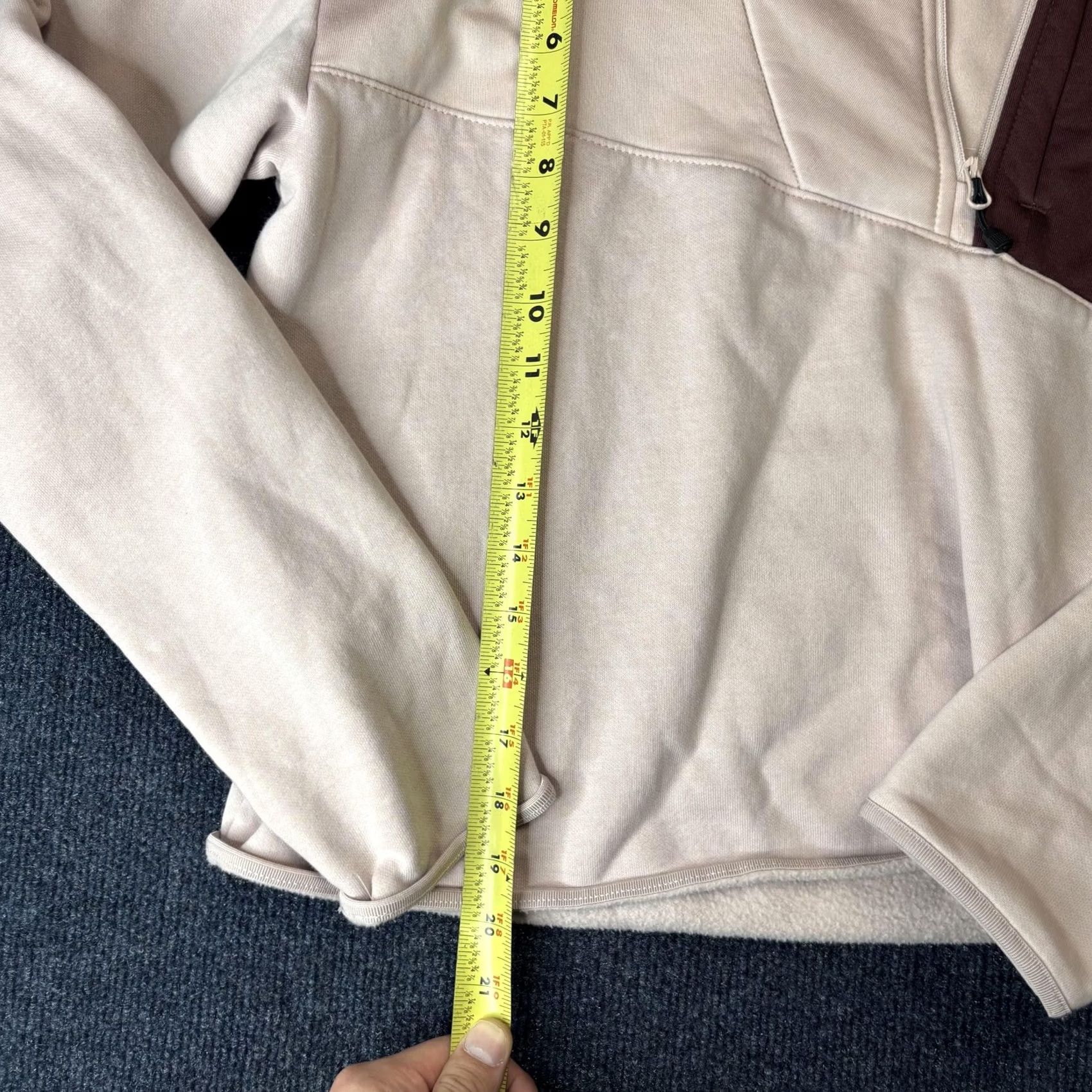 Vintage Columbia Jacket Womens Large Beige Fleece Half Zip Chest Pocket Outdoor Casual Size L / US 10 / IT 46 - 3 Thumbnail