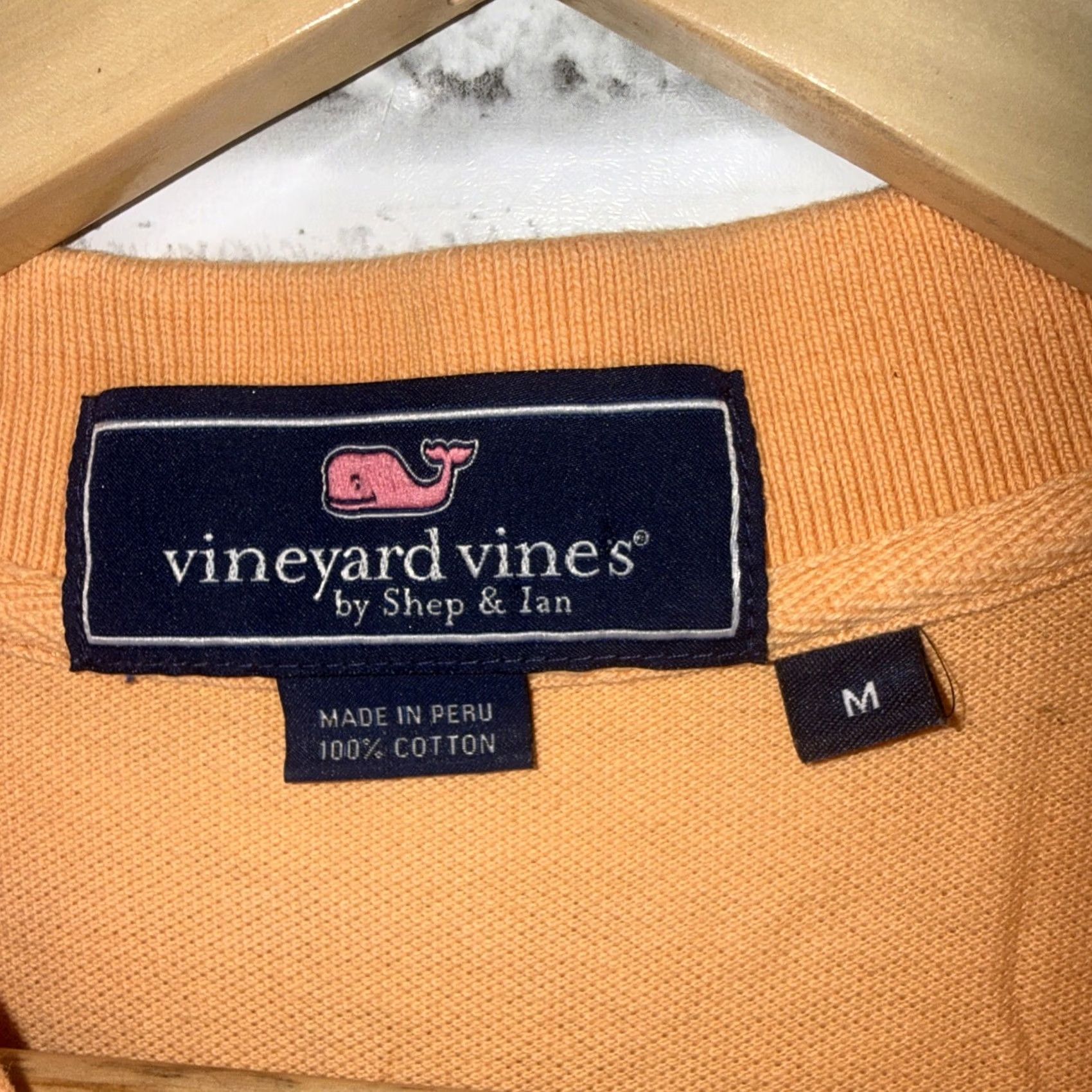 Vineyard Vines Vineyard Vines Polo Shirt Size M Orange Mens Size US M / EU 48-50 / 2 - 3 Thumbnail