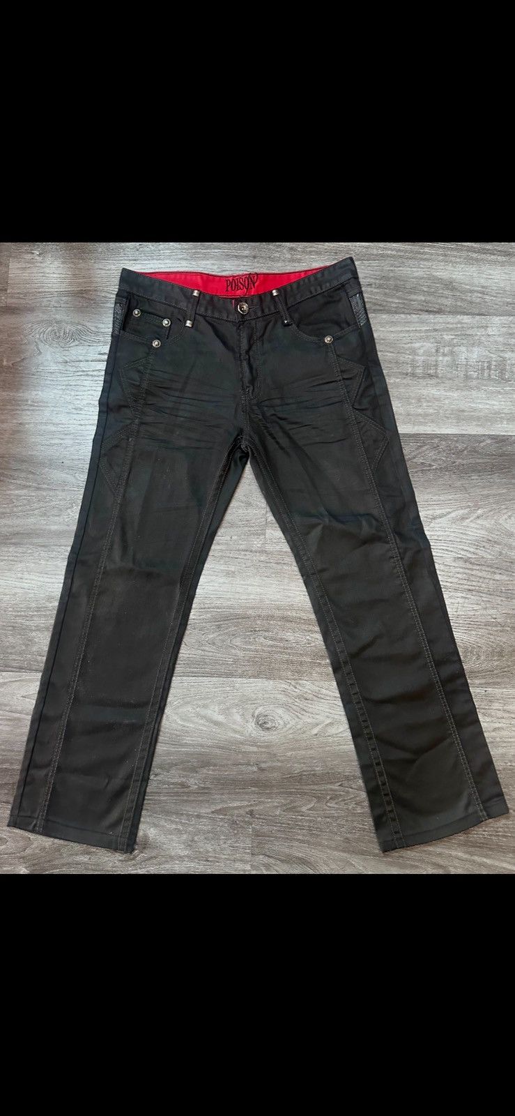 Designer × Vintage “POISON” denim jeans Size US 32 / EU 48 - 1 Thumbnail