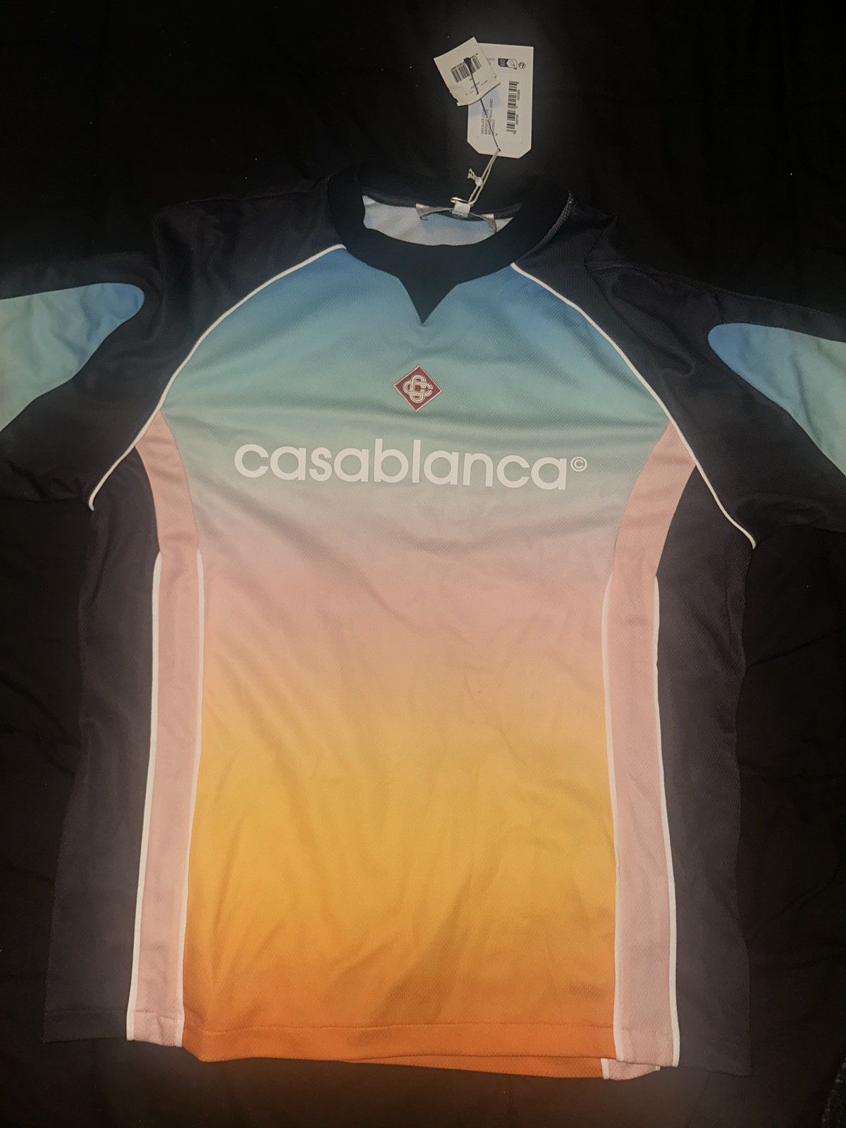 Casablanca Multicolor Pastel Gradient Football Shirt Size US M / EU 48-50 / 2 - 1 Thumbnail