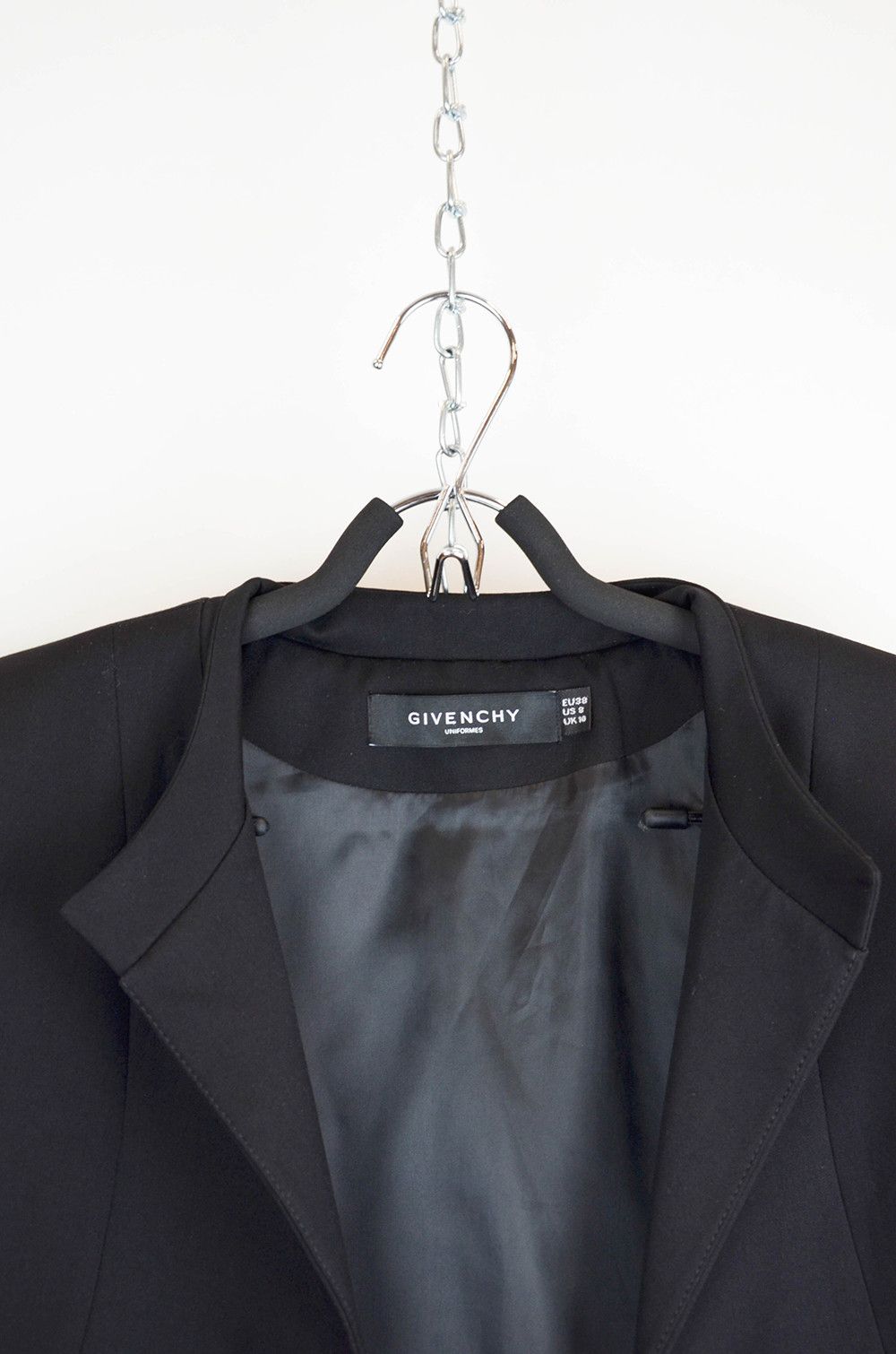 Givenchy Givenchy Classic Open-Front Cropped Sleeve Blazer - 38 Size XS / US 0-2 / IT 36-38 - 3 Thumbnail