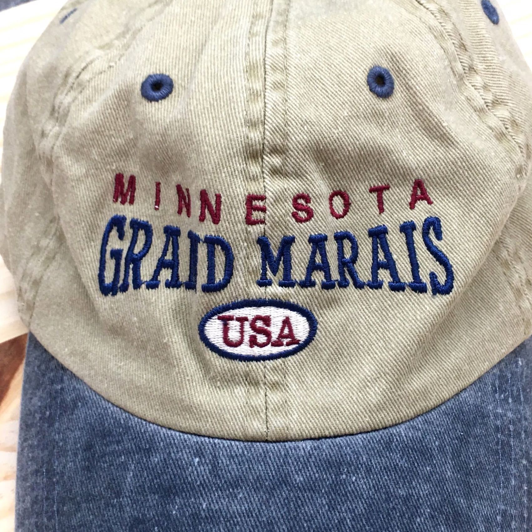 Vintage South Athletics Baseball Cap Mens Brown OS Minnesota Graid Marais Size ONE SIZE - 4 Thumbnail