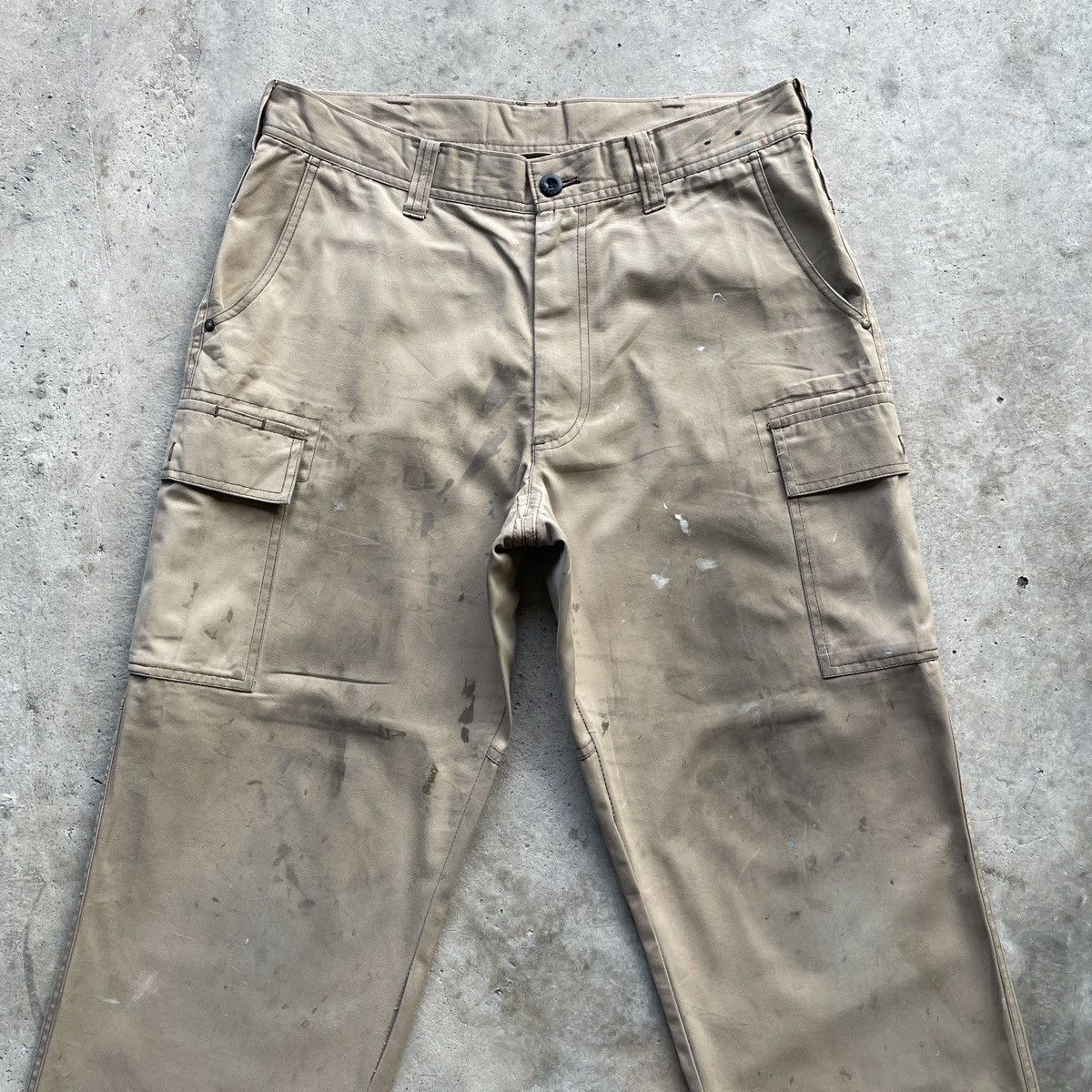 Japanese Brand Vintage Japan Dirty/Painter/Faded Workwear Cargo Pants W34 Size US 34 / EU 50 - 5 Thumbnail