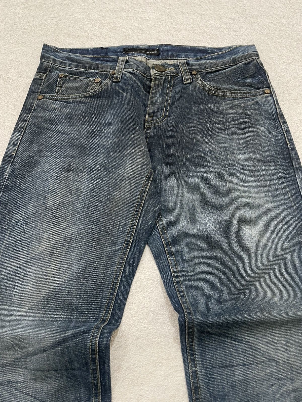 Japanese Brand 2000s Example Basic Denim Mudwash Y2K Size US 30 / EU 46 - 3 Thumbnail