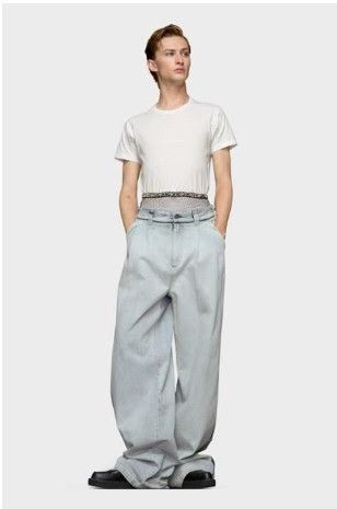 Maison Margiela o1w1db10526 Reverse Logo T-Shirt in White Size US XL / EU 56 / 4 - 2 Thumbnail