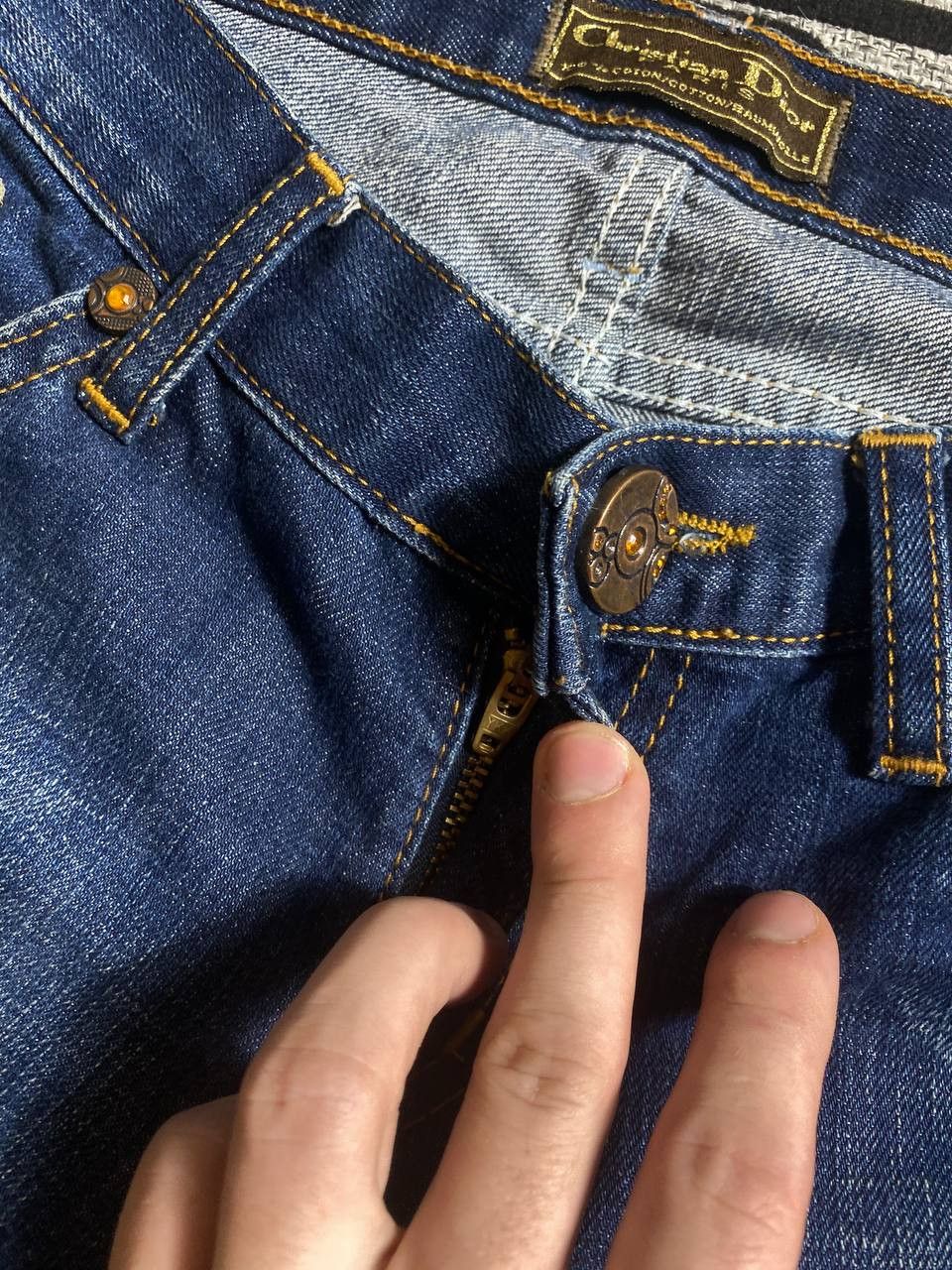 Other Crazy Crash Dirty Baggy Faded Jean Japan Avant Garde Style Size US 30 / EU 46 - 12 Thumbnail