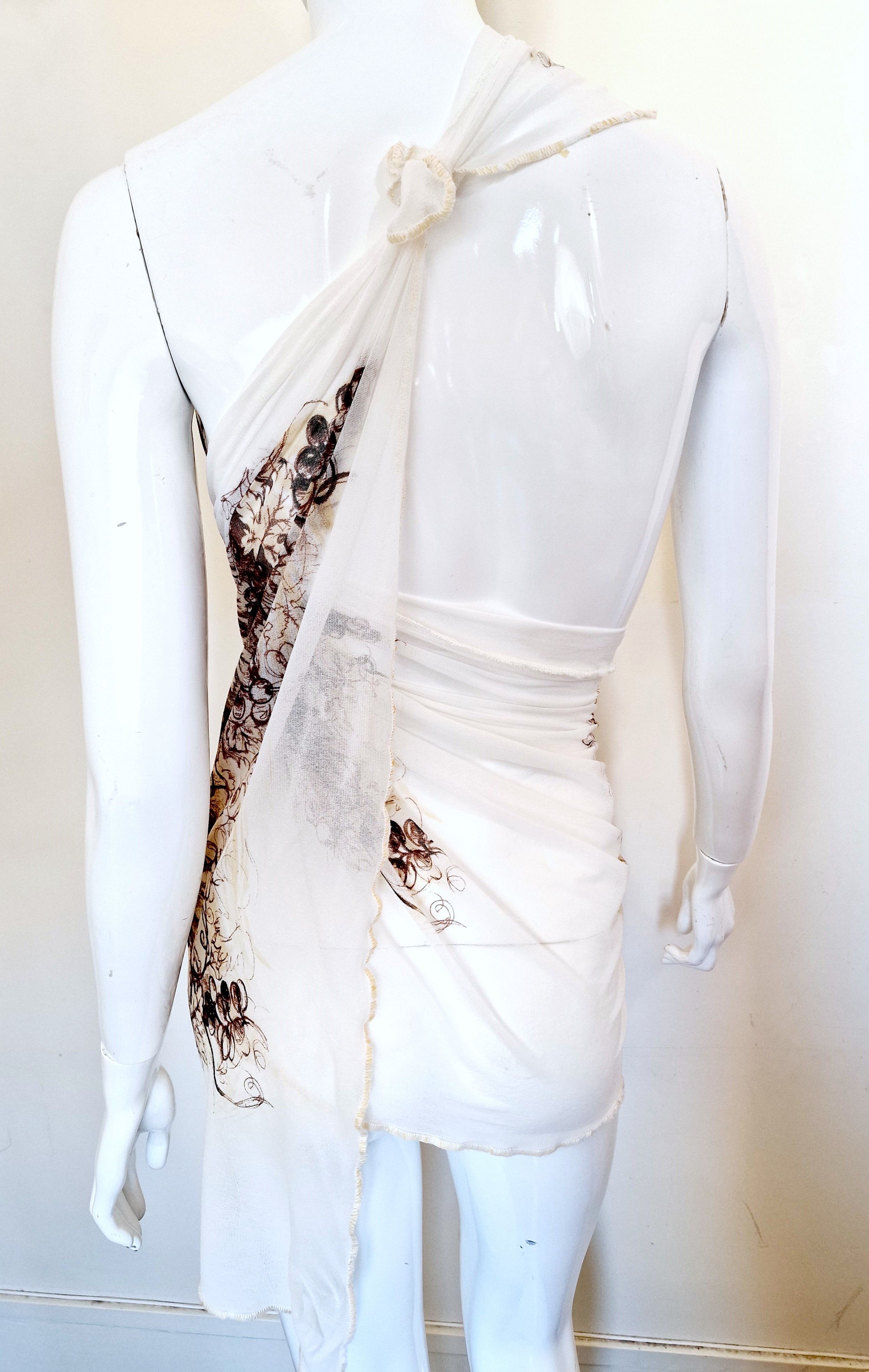 Jean Paul Gaultier Jean Paul Gaultier Grape 1999 S/S Pareo 2 Piece Dress Size M / US 6-8 / IT 42-44 - 13 Thumbnail