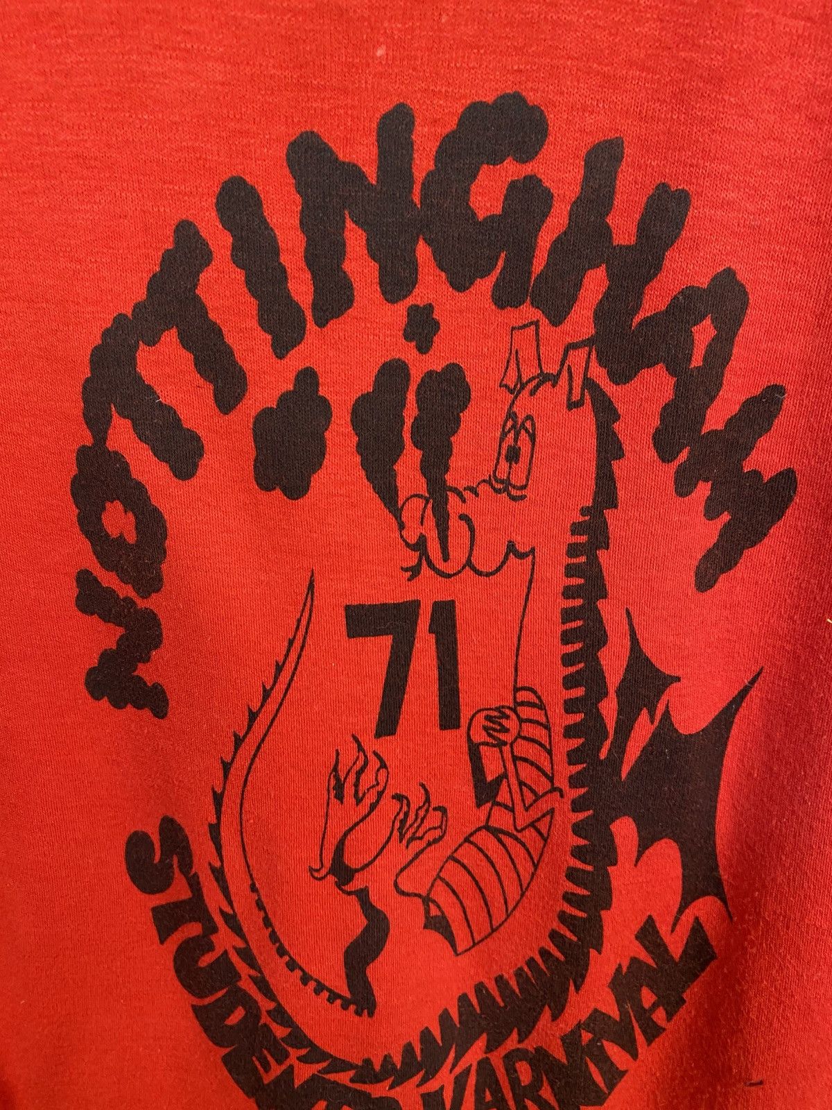 Vintage Vintage student University T-shirt 70s Size US M / EU 48-50 / 2 - 2 Thumbnail