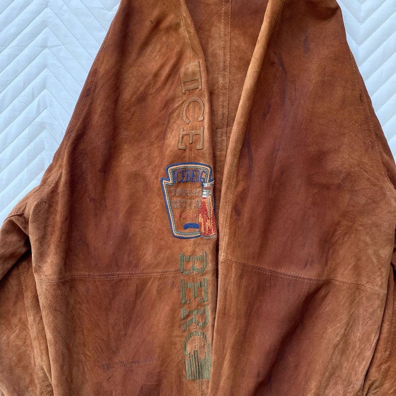 Iceberg Vintage 80s Iceberg Lambskin Casual Jacket Size US XL / EU 56 / 4 - 8 Thumbnail