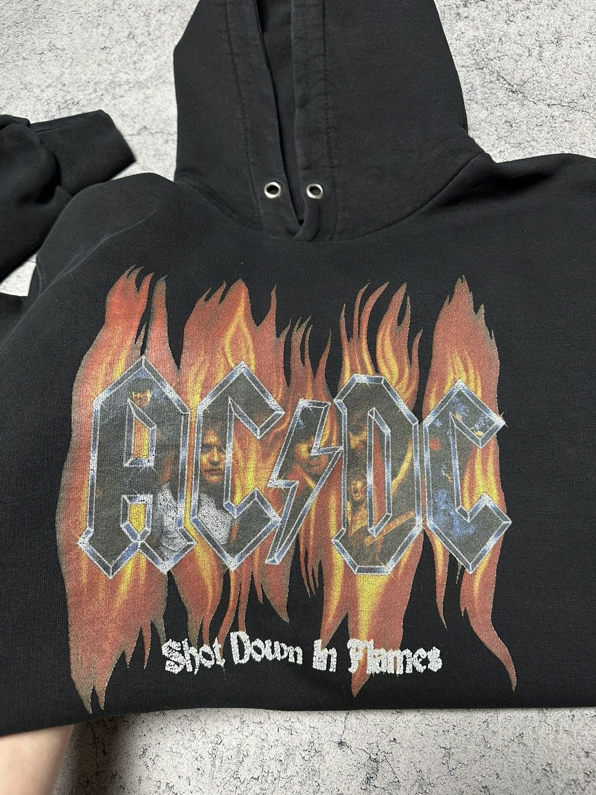 AC/DC Vintage AC/DC Shot Down In Flames Hoodie Size US M / EU 48-50 / 2 - 6 Thumbnail