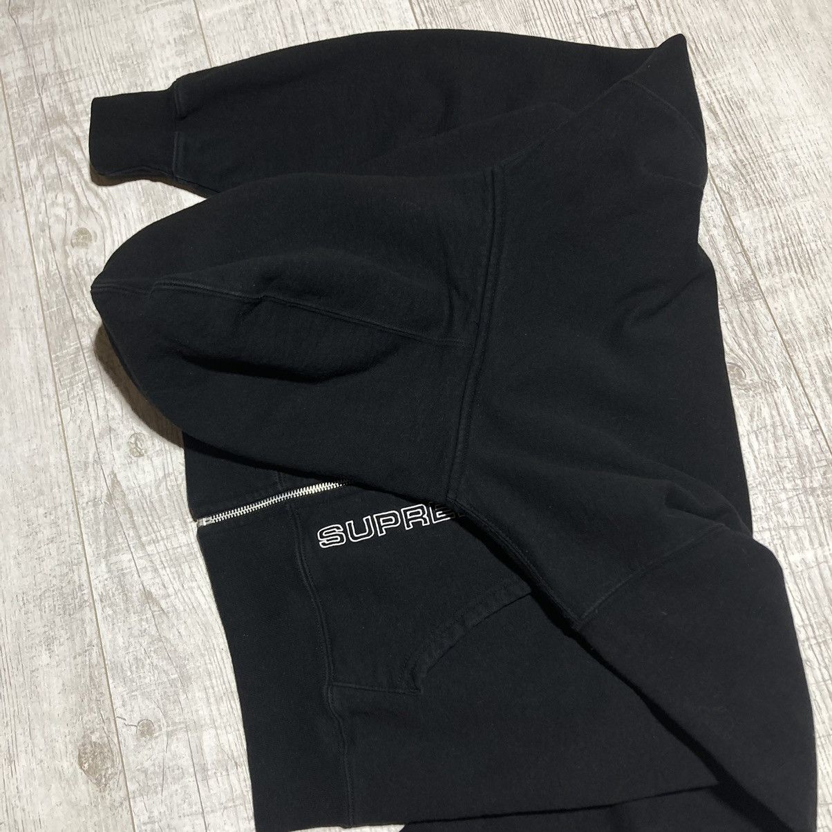 Supreme SUPREME TOPLINE ZIP UP SWEATSHIRT 2019 HOODIE BLACK Size US M / EU 48-50 / 2 - 6 Thumbnail