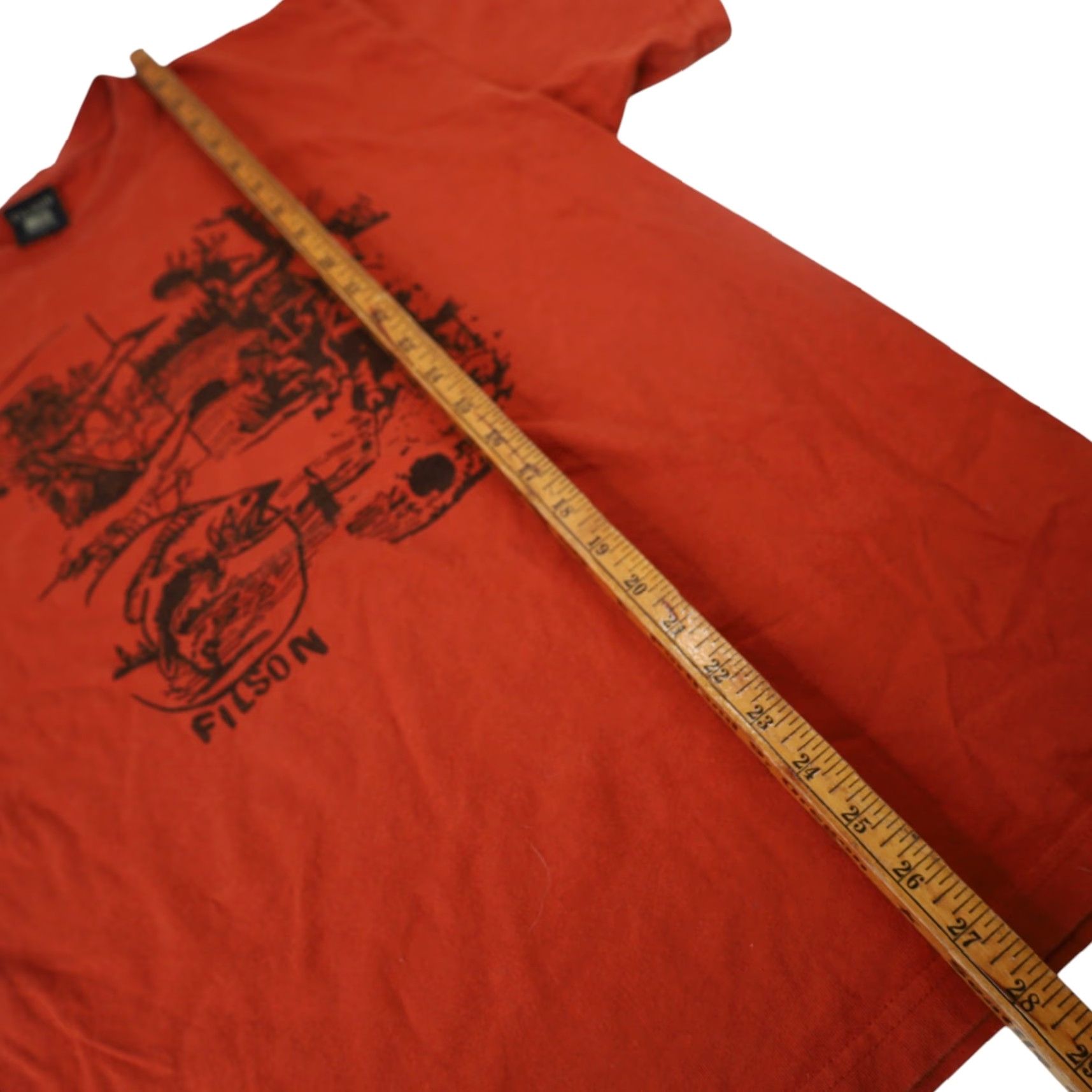 Filson VINTAGE Filson Outdoors Woodsman Graphic Shirt Mens Red Medium 9/10 Size US M / EU 48-50 / 2 - 7 Thumbnail