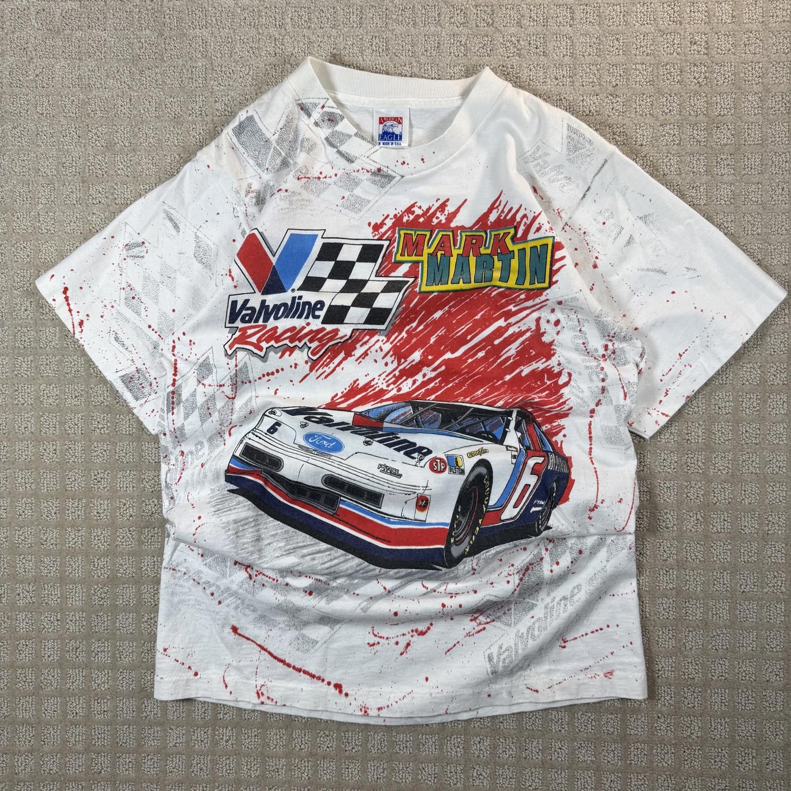 Other Vintage Mark Martin NASCAR All Over Print Tee USA M Size US M / EU 48-50 / 2 - 1 Thumbnail