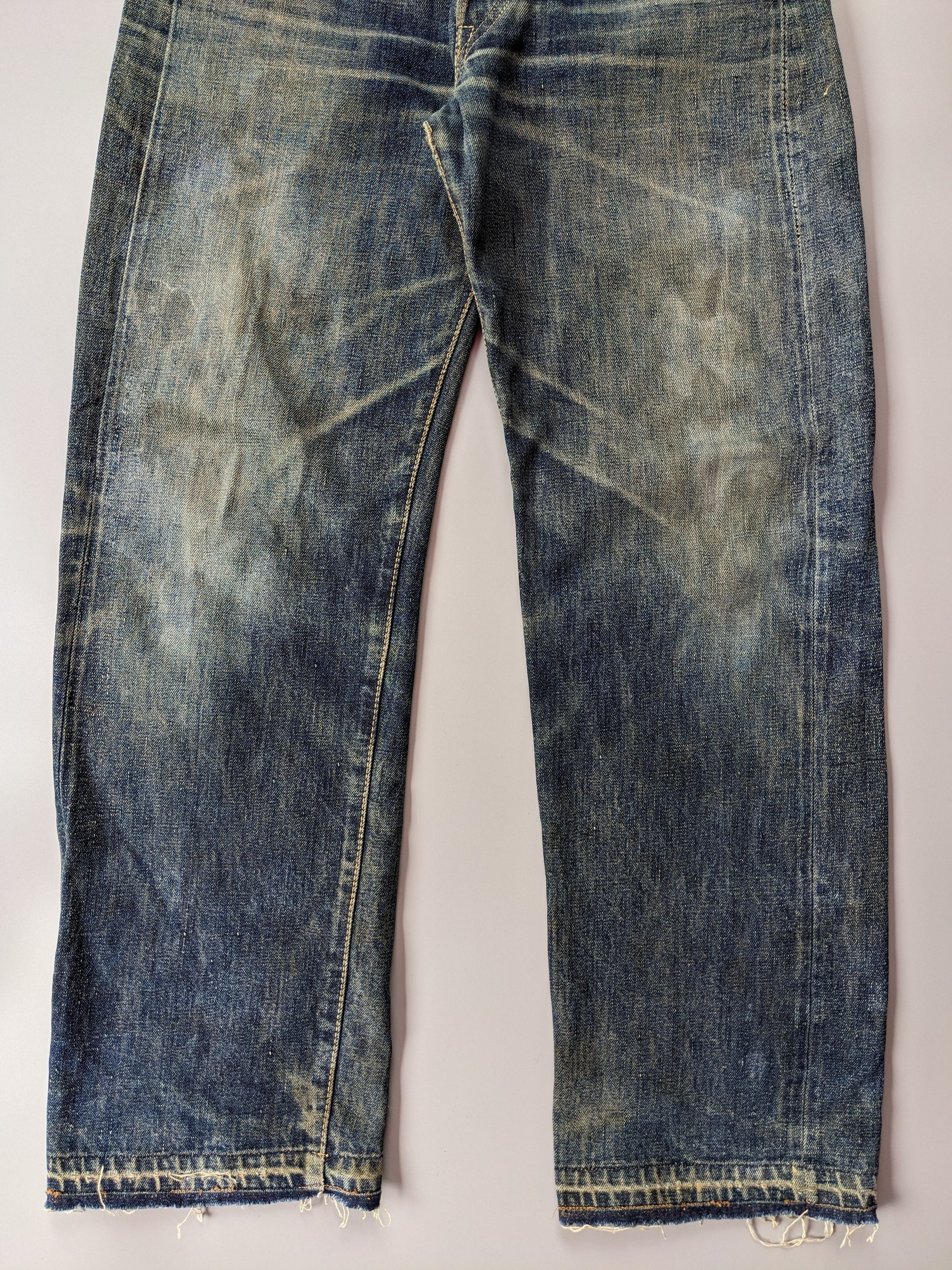 Pherrow's Stormyblue by Pherrows faded selvedge jeans Size US 31 - 4 Thumbnail