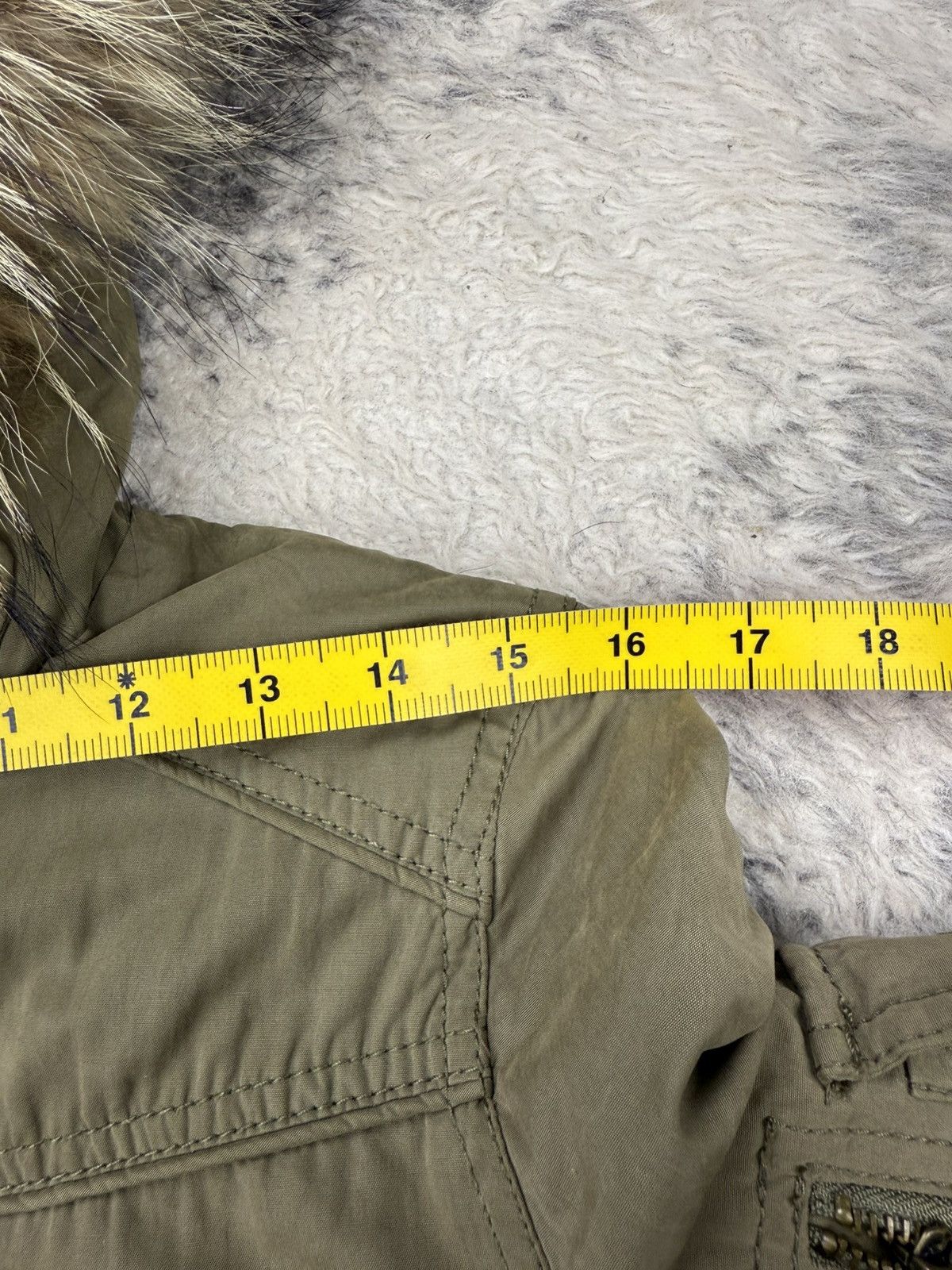 If Six Was Nine Japanese Designer like L.G.B. Fur Raccoon Jacket Size US S / EU 44-46 / 1 - 23 Thumbnail
