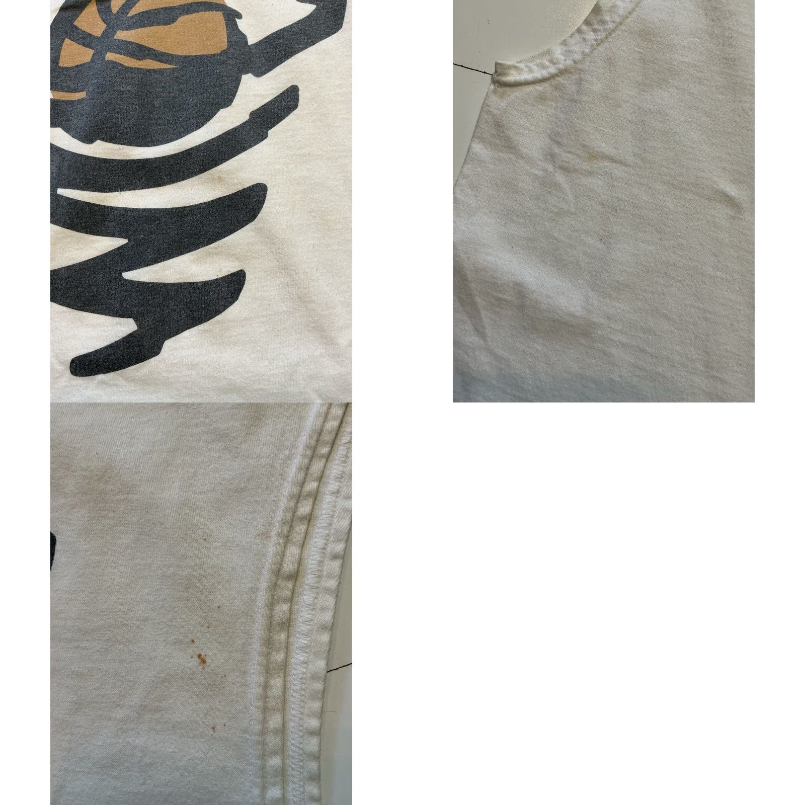 Nike VINTAGE Nike Basketball Tornado Twist Swoosh Graphic Tank Top T-Shirt XXL White 90s Mens Shirts Size US XXL / EU 58 / 5 - 9 Thumbnail