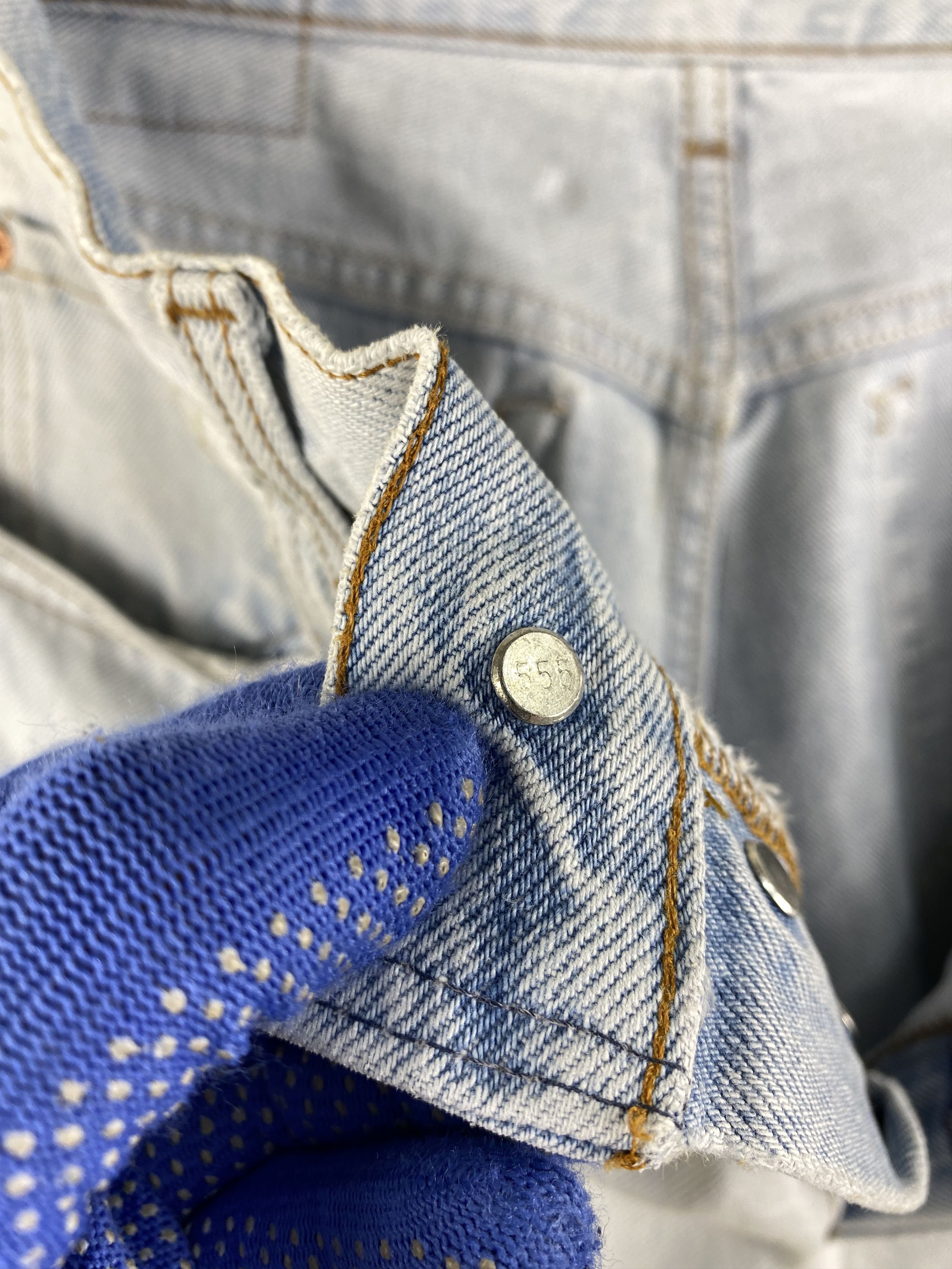 Levi's Vintage Clothing × Vintage Vintage Levis 501 90s STONEWASH dirty wash button 555 W30x30 Size US 30 / EU 46 - 11 Thumbnail
