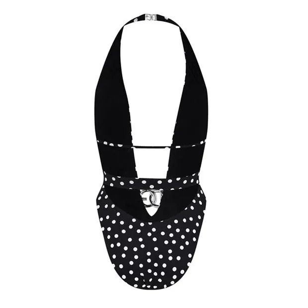 Dolce & Gabbana o1g2r1mq1024 One Piece Swimsuit Belt in Nero & White Size M / US 6-8 / IT 42-44 - 2 Thumbnail