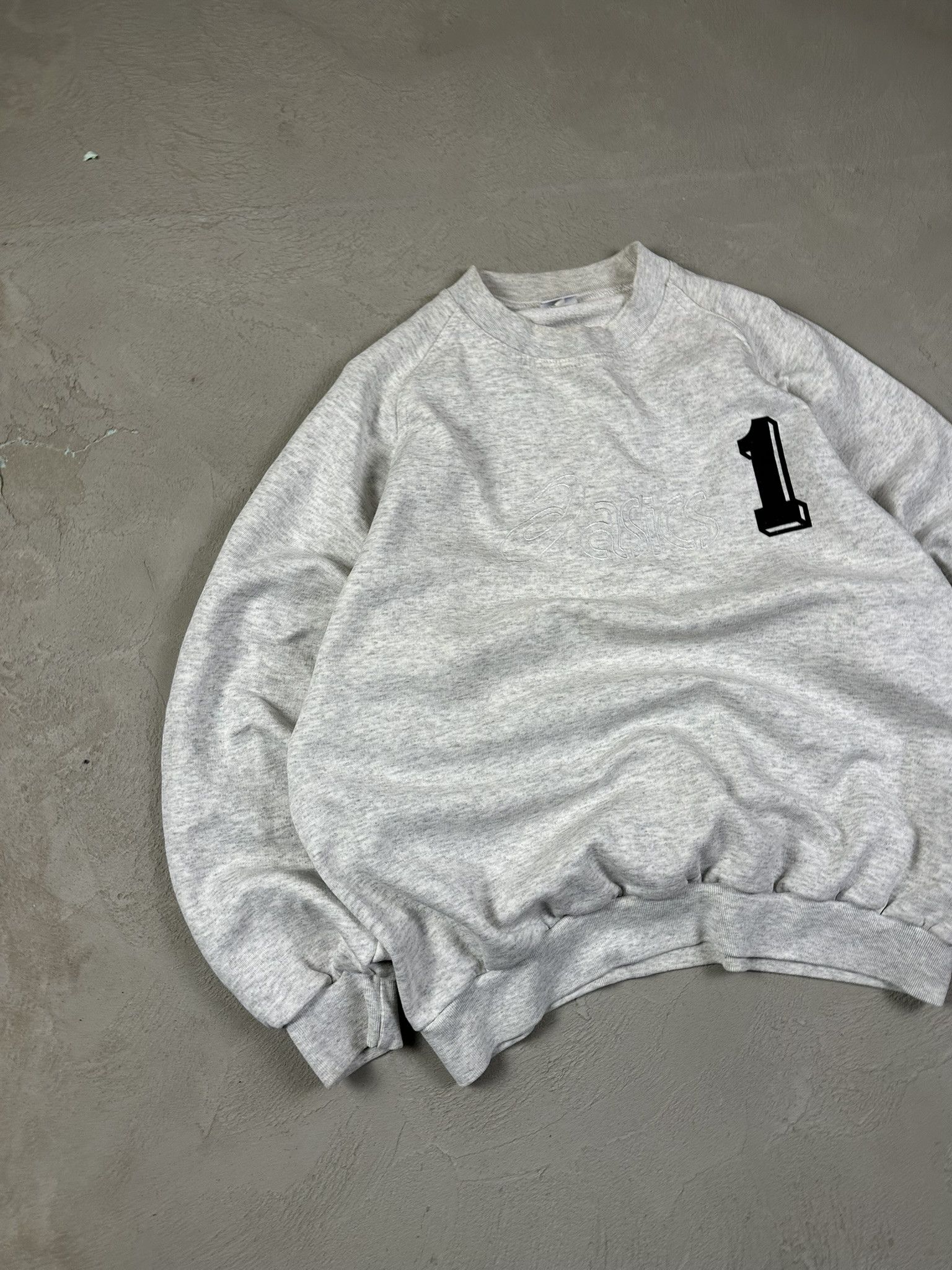 Asics 80s Vintage Acisc Spellout Logo "1" Boxy Crewneck Japan Size US XL / EU 56 / 4 - 3 Thumbnail