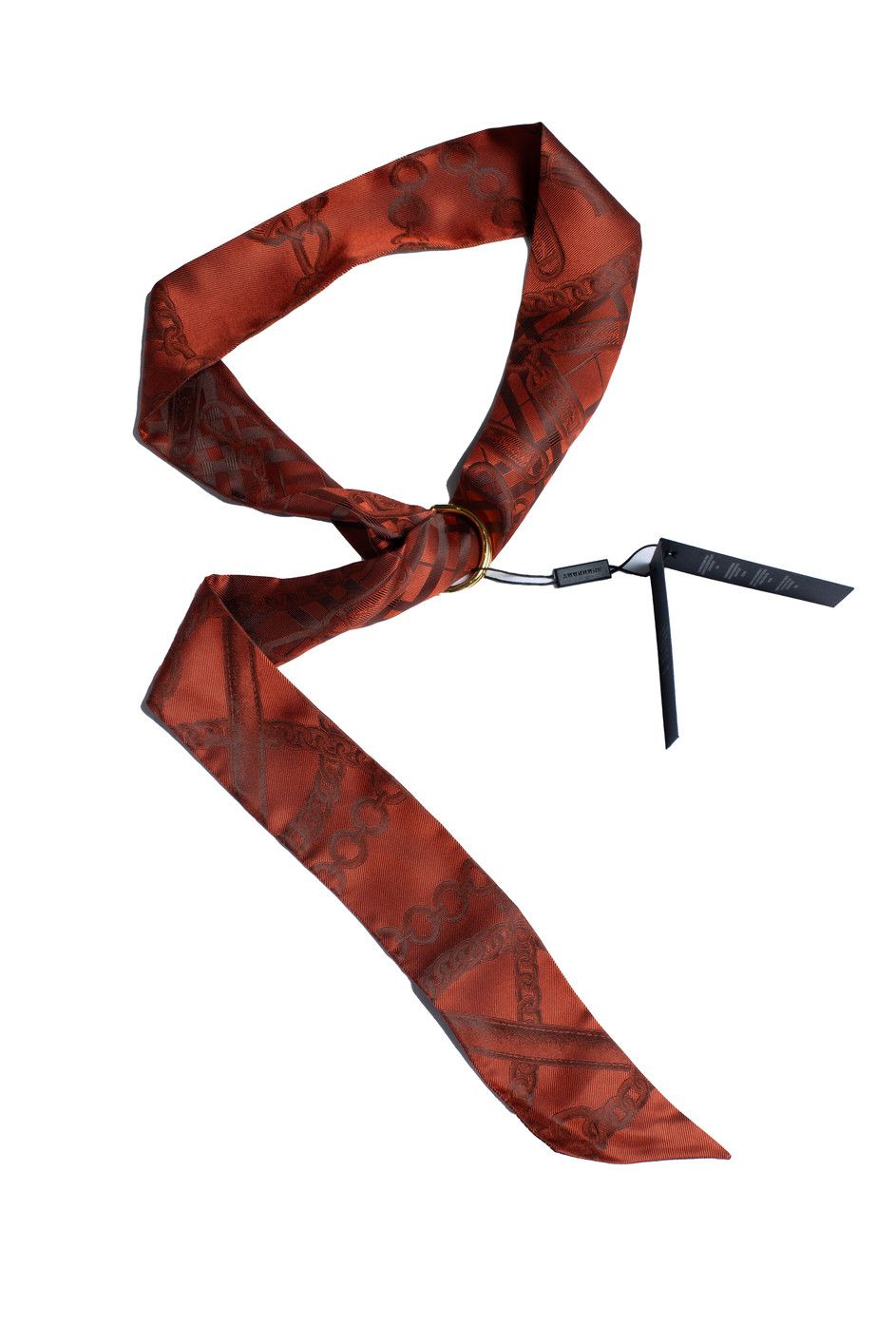 Burberry Burberry, orange tie scarf Size ONE SIZE - 1 Thumbnail