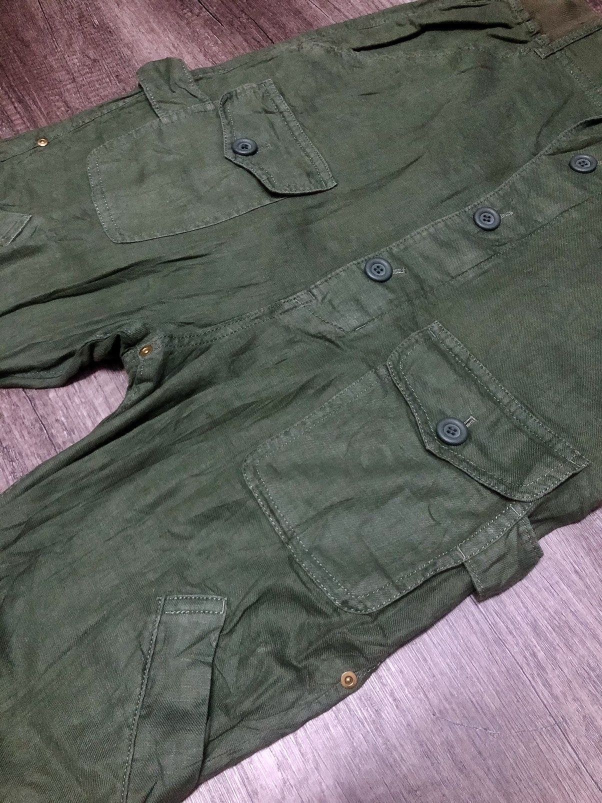 Issey Miyake × Japanese Brand × mercibeaucoup MERCIBEAUCOUP ISSEY MIYAKE DESIGNER CARGO PANT MULTIPOCKET Size 32" / US 10 / IT 46 - 9 Thumbnail