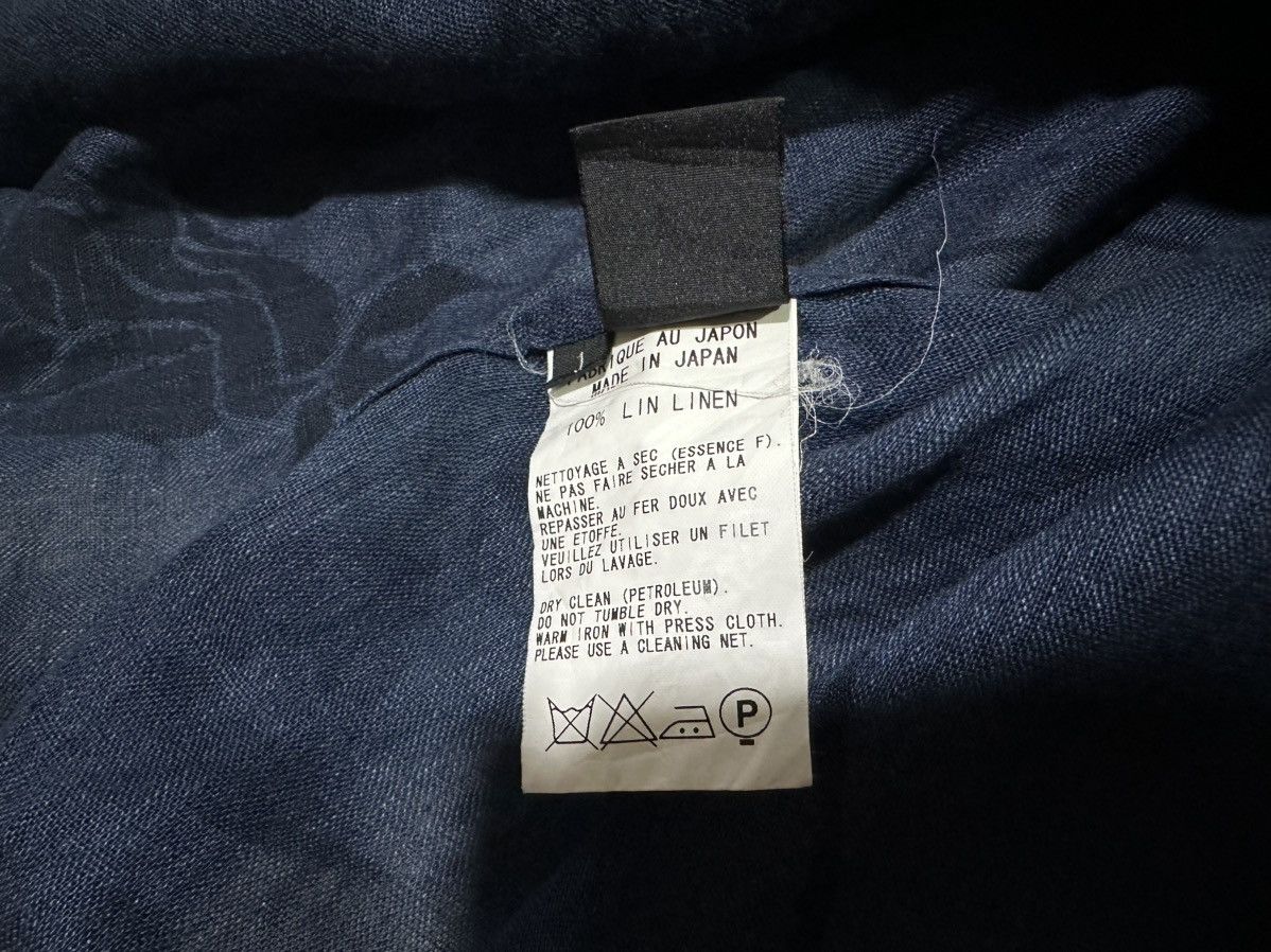 Y's 🔥Vintage Y’s Linen Shirt Floral Embossed Size US S / EU 44-46 / 1 - 7 Thumbnail