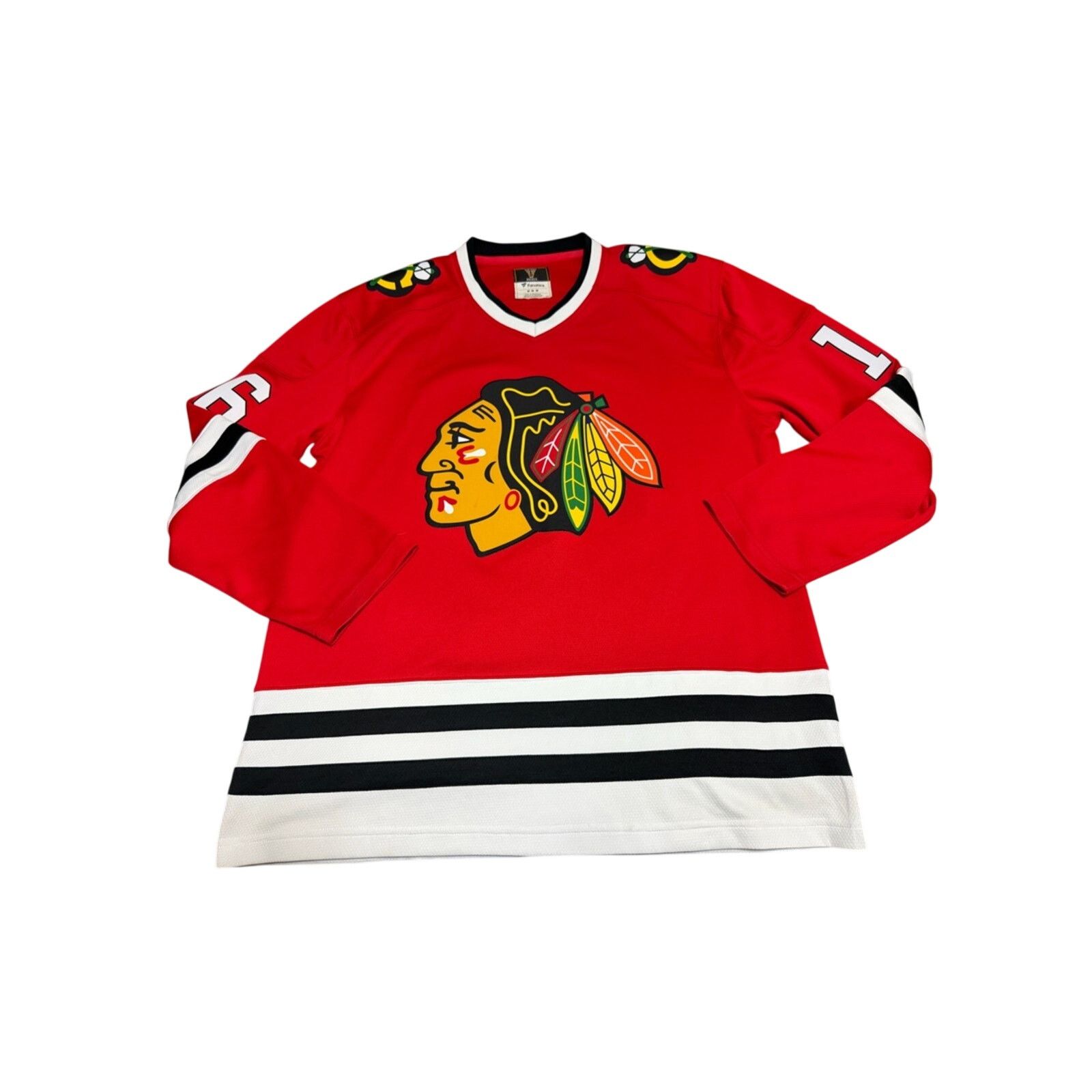 NHL Fanatics Eddie Olczyk Red Chicago Blackhawks Premier Retired Size US M / EU 48-50 / 2 - 1 Thumbnail