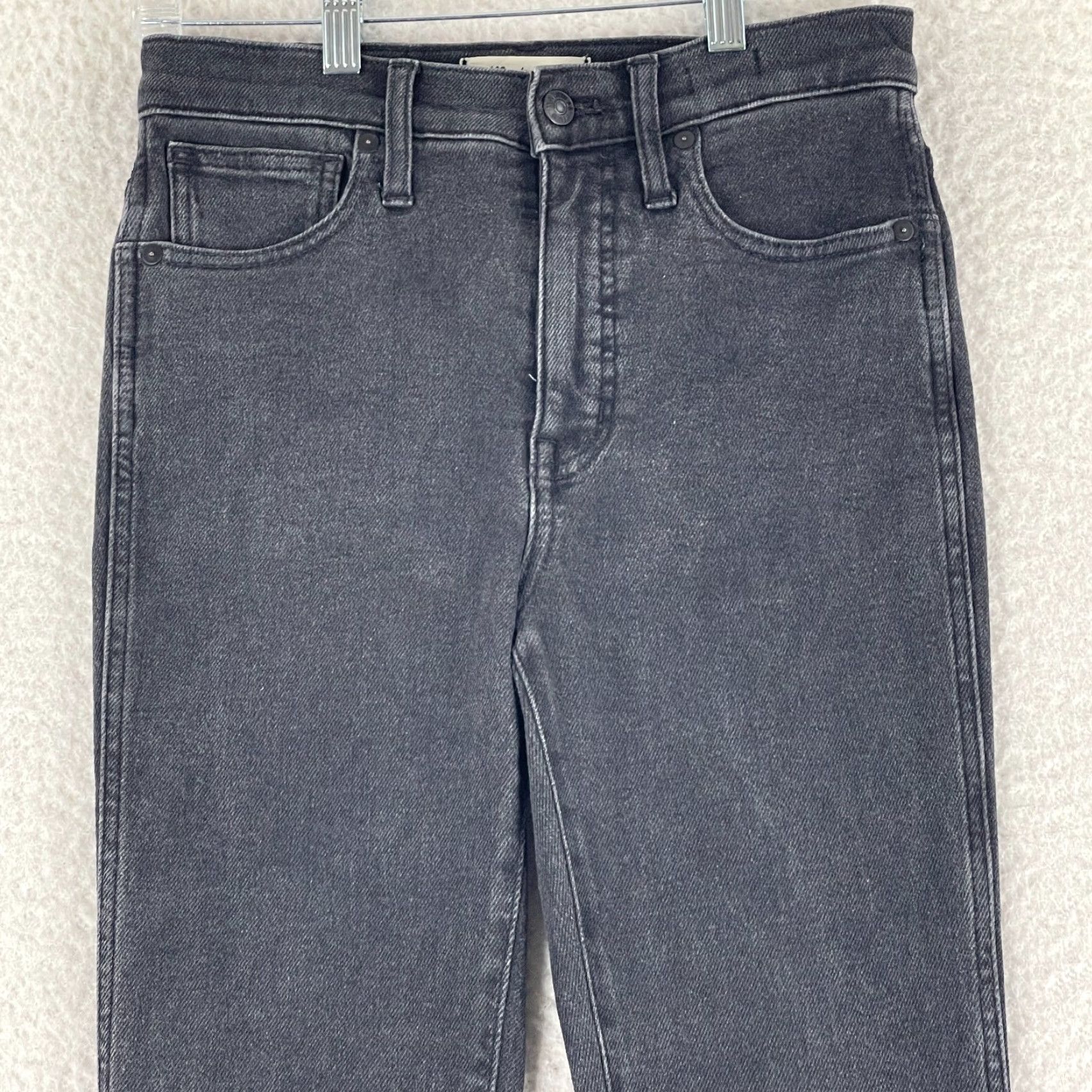 Madewell Madewell Skinny Jeans Womens Size 27 Black Denim 10" High-Rise Casual Size 27" / US 4 / IT 40 - 2 Thumbnail