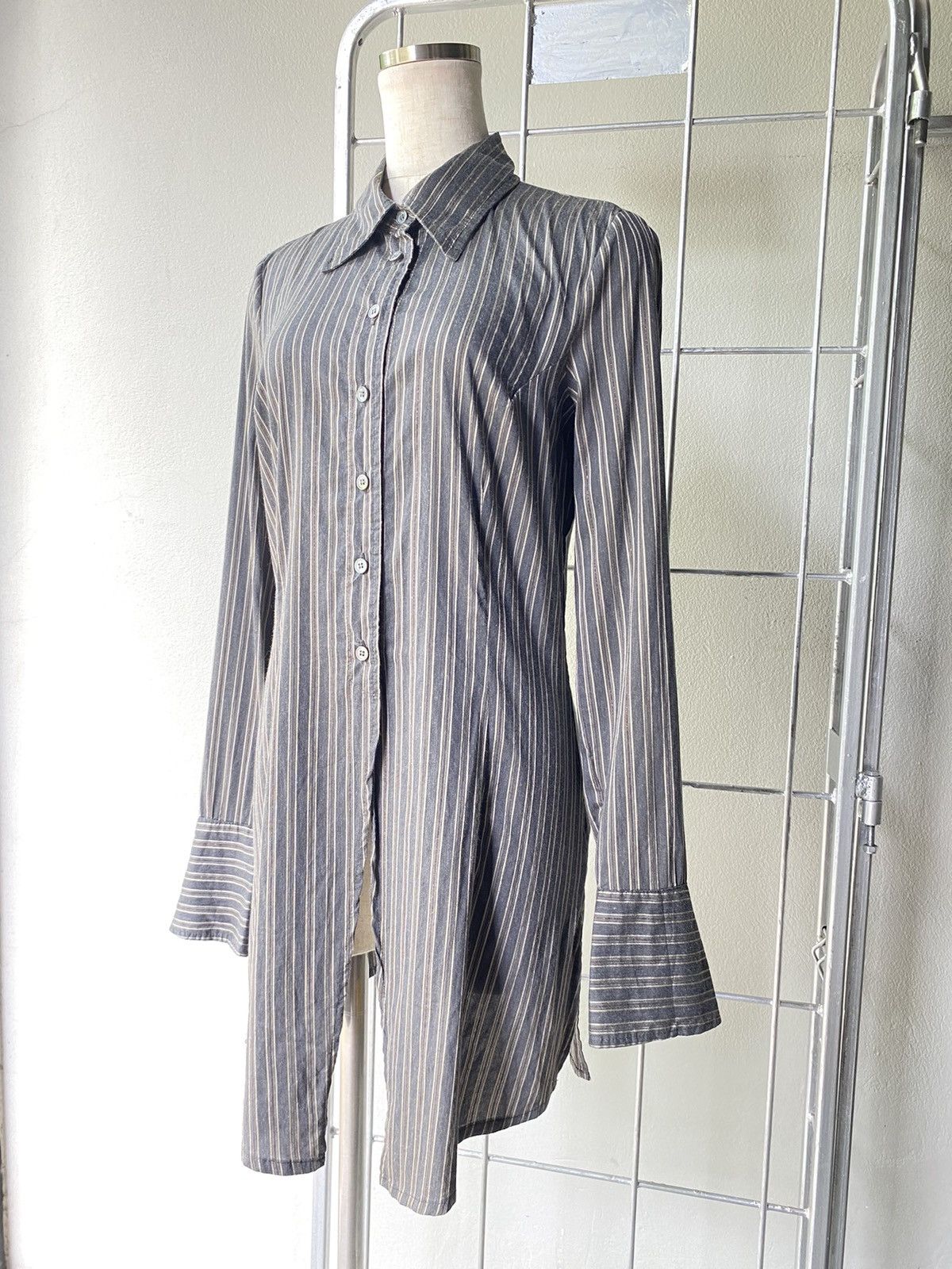 Transit Transit vintage striped long shirt Size XS / US 0-2 / IT 36-38 - 21 Thumbnail