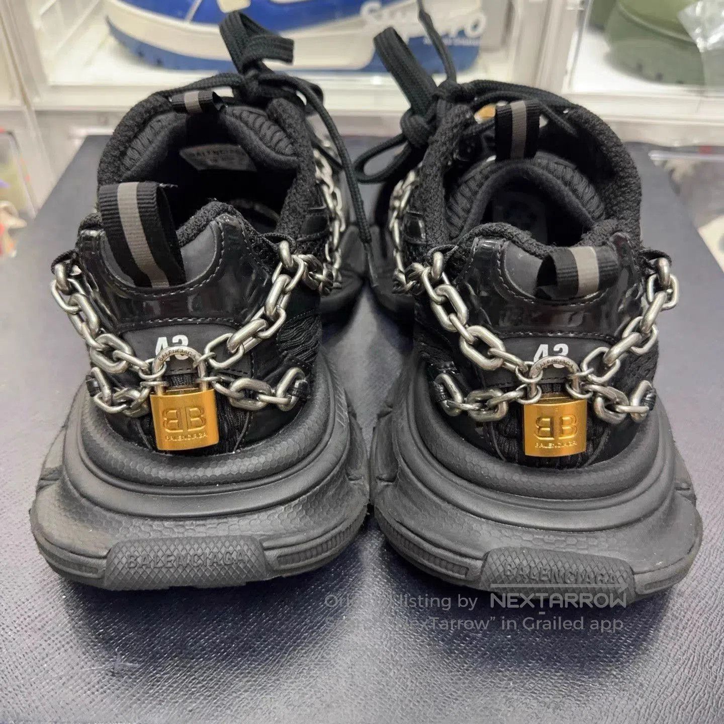 Balenciaga Black Chain. Size US 10 / EU 43 - 3 Thumbnail