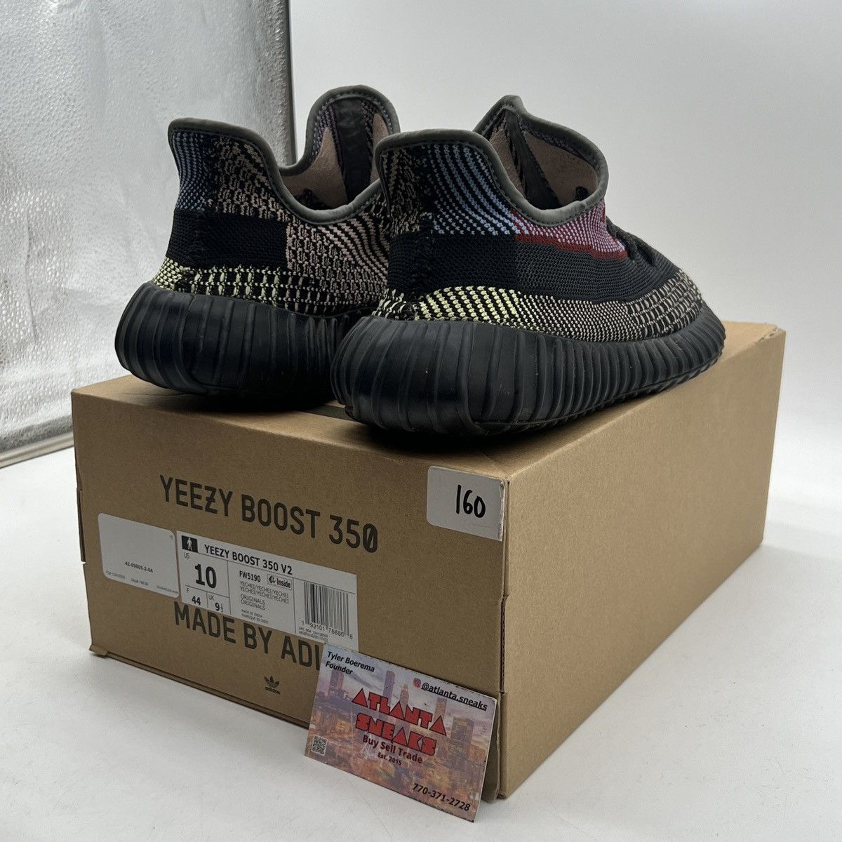 Adidas Yeezy boost 350 yecheil non reflective Size US 10 / EU 43 - 5 Thumbnail