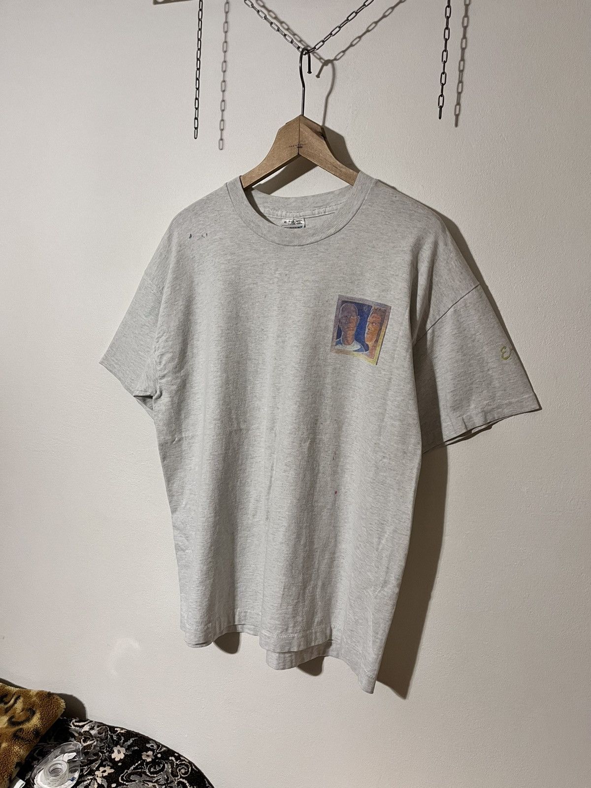 Vintage Erasure 💫 VTG Faded tshirt Size US XL / EU 56 / 4 - 2 Thumbnail