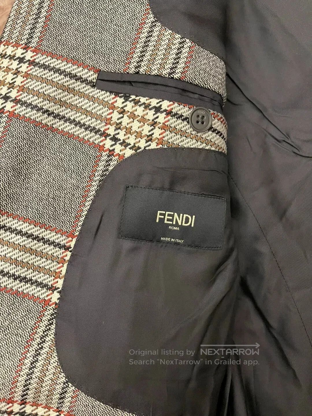 Fendi fendi men's casual wool blazer. Size US M / EU 48-50 / 2 - 4 Thumbnail