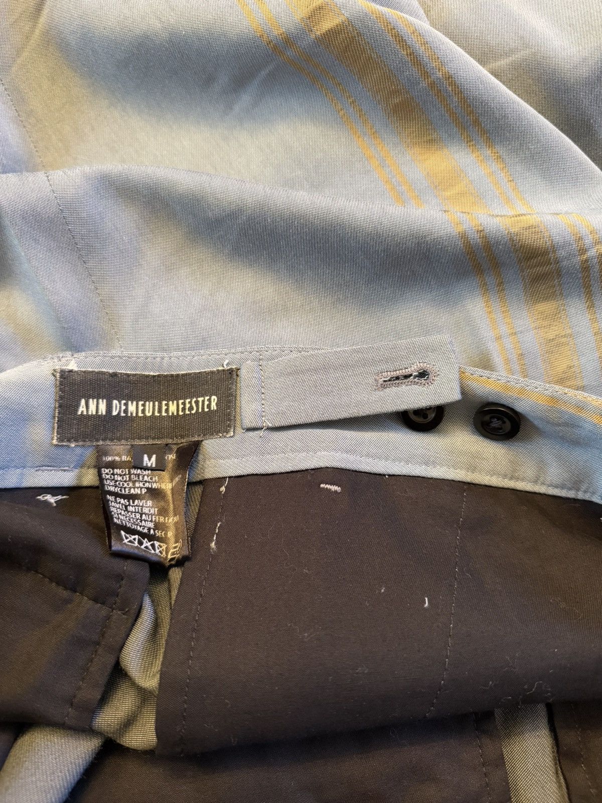 Ann Demeulemeester Ann Demeulemeester Tailored Dress Trousers Pants Size US 34 / EU 50 - 15 Thumbnail