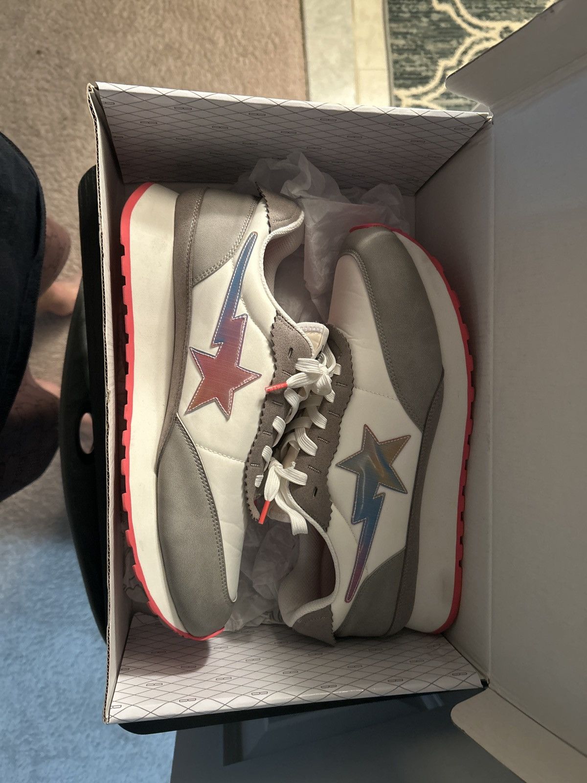 Bape Bape Roadsta “Express Iridescent” Size US 10.5 / EU 43-44 - 1 Thumbnail