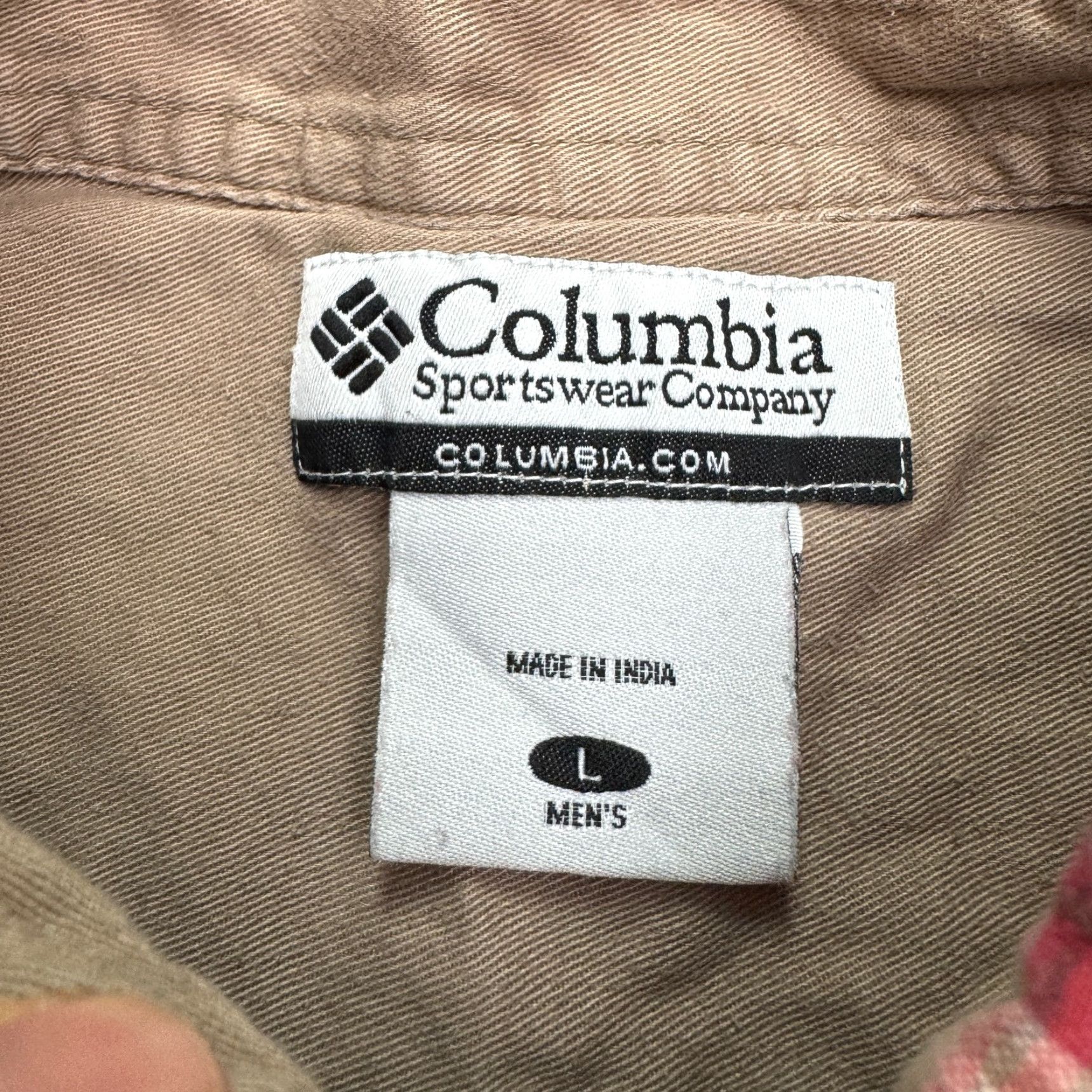 Vintage Columbia Shirt Adult Large Red Plaid Cotton Long Sleeve Button-Up Pockets Outdoor Casual Camp Mens Size US L / EU 52-54 / 3 - 7 Thumbnail